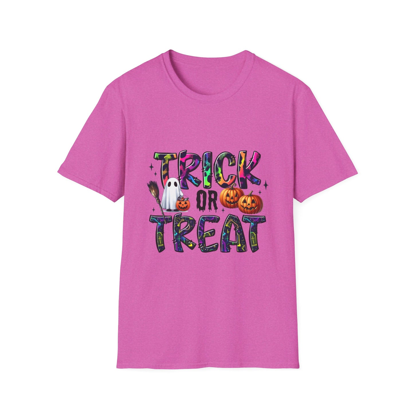 Halloween 'Trick or Treat' Unisex Softstyle T-Shirt