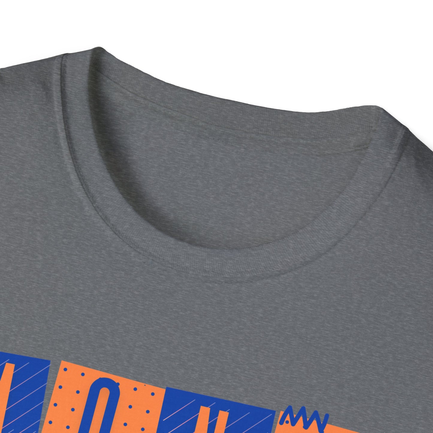 Monarchs Squares Dots Unisex Softstyle T-Shirt - Trendy Graphic Tee for Everyday Wear