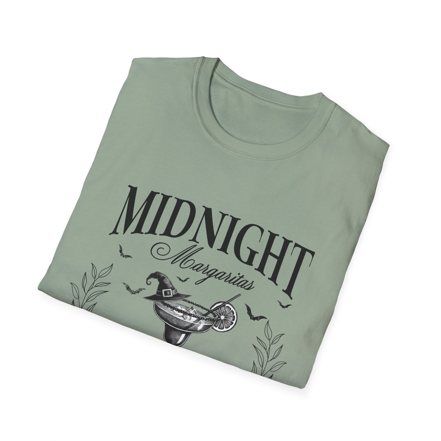 Midnight Margaritas Cocktail Club Unisex Softstyle  Halloween T-Shirt
