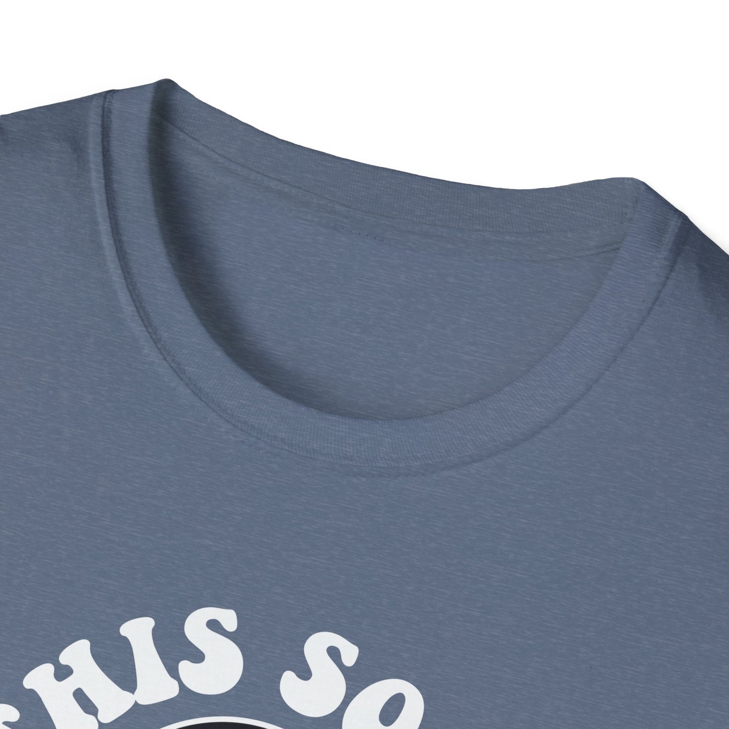 Cool Ghost Sipping Coffee Halloween "Boo Sheet" Unisex Softstyle T-Shirt