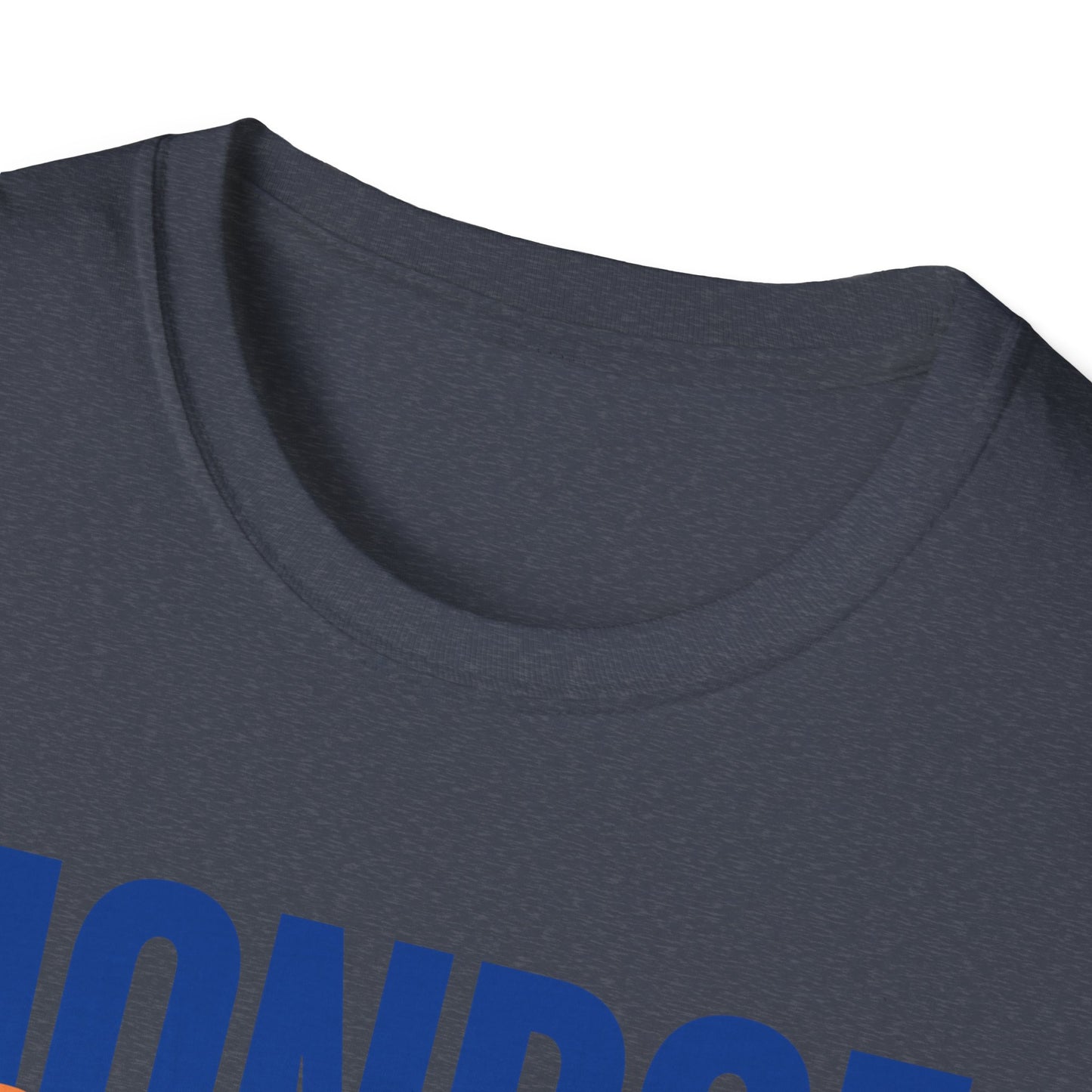 Monroe Monarchs Blue/Orange Jumping Lion Crown Design