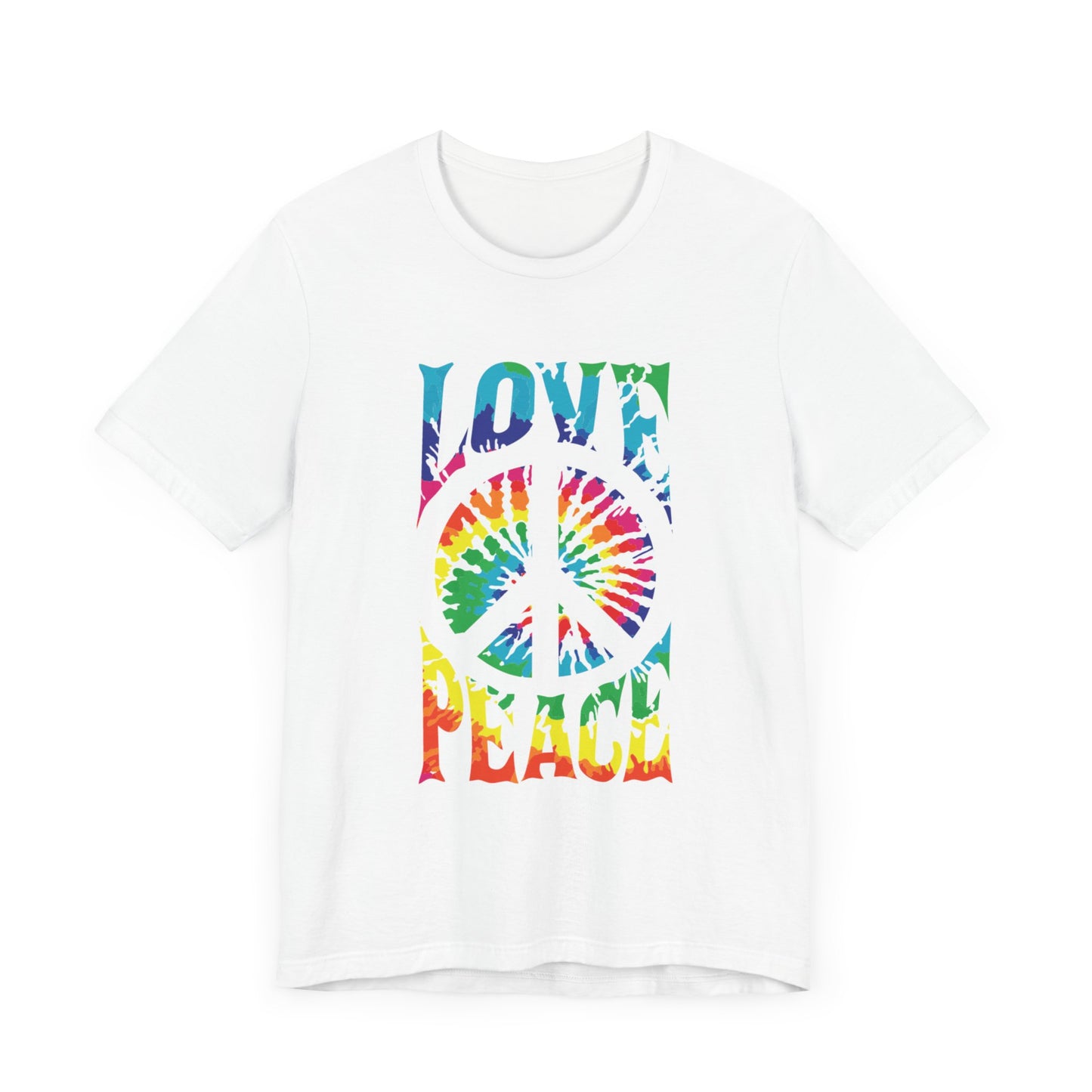 Love and Peace Unisex Jersey Short Sleeve Tee
