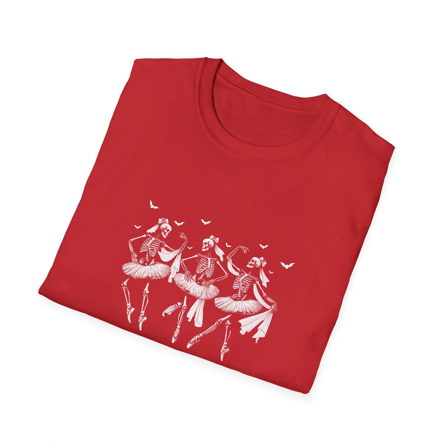 Ballet Dancer Graphic Unisex Softstyle T-Shirt Halloween - Perfect Gift for Dance Enthusiasts