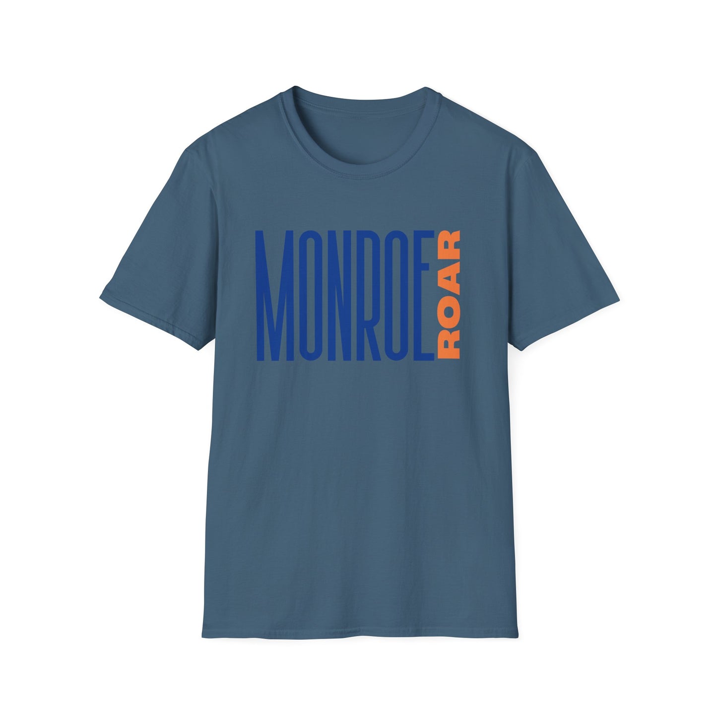 Monroe (Blue) Roar (Orange) Unisex T-Shirt