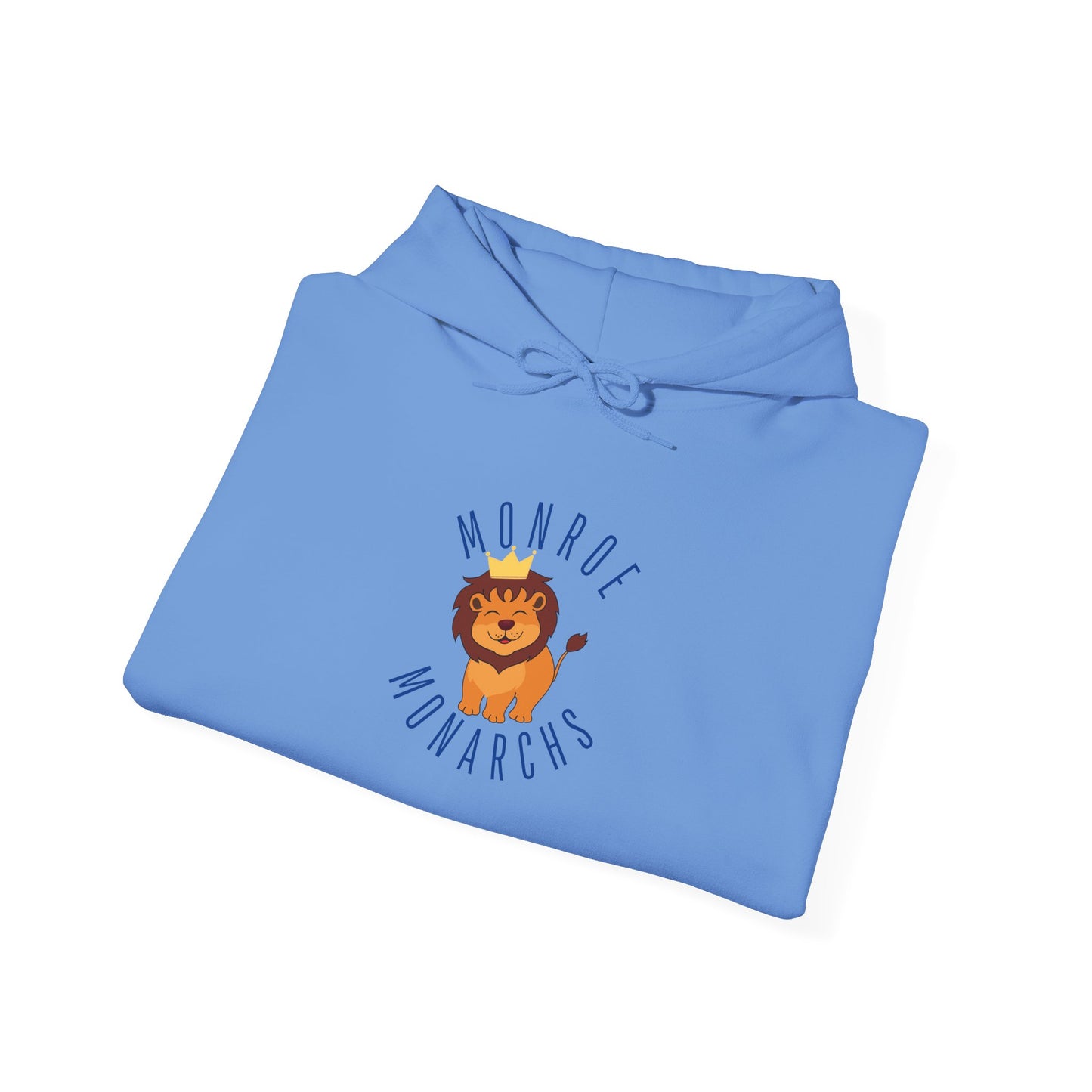 Monroe Monarchs Lion Graphic Hoodie - Unisex Heavy Blend Sweatshirt