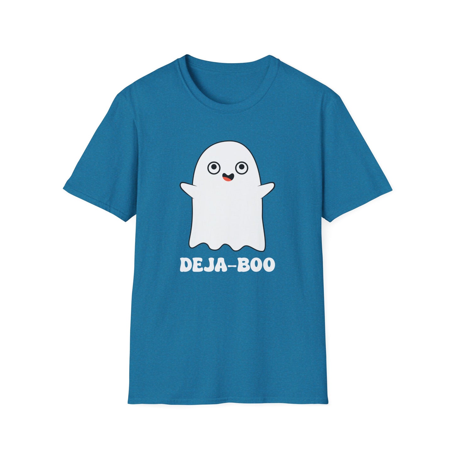Deja-Boo Ghost T-Shirt | Unisex Softstyle Tee for Halloween Fun