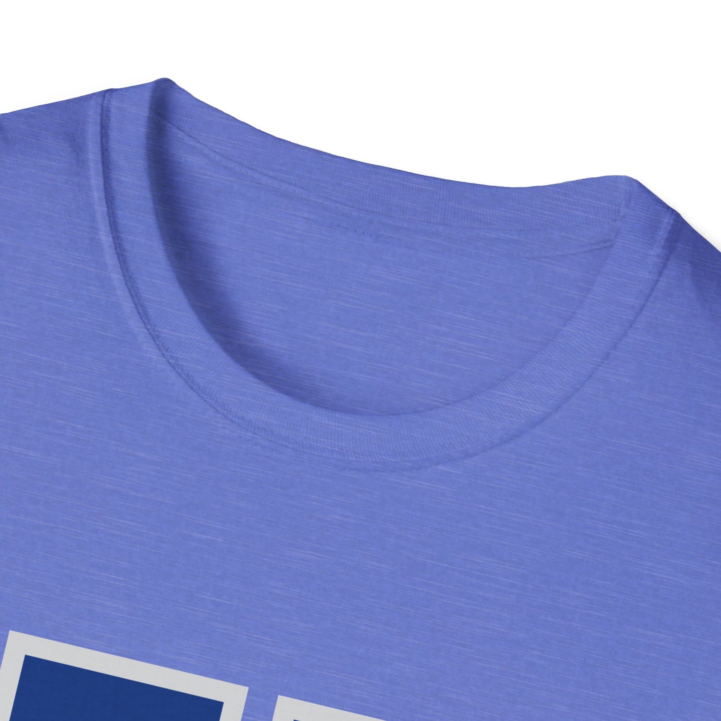 Monroe M Blue Orange Monroe Unisex Softstyle T-Shirt - Casual Comfort & Custom Style