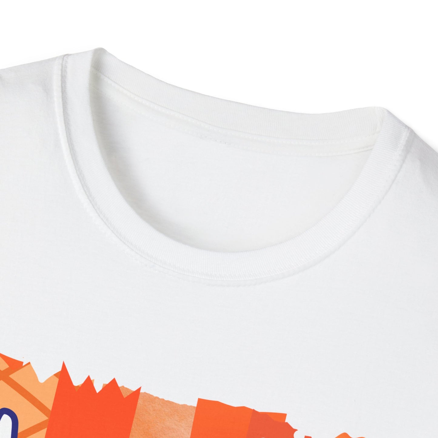 Monroe Patch Orange Unisex Softstyle T-Shirt