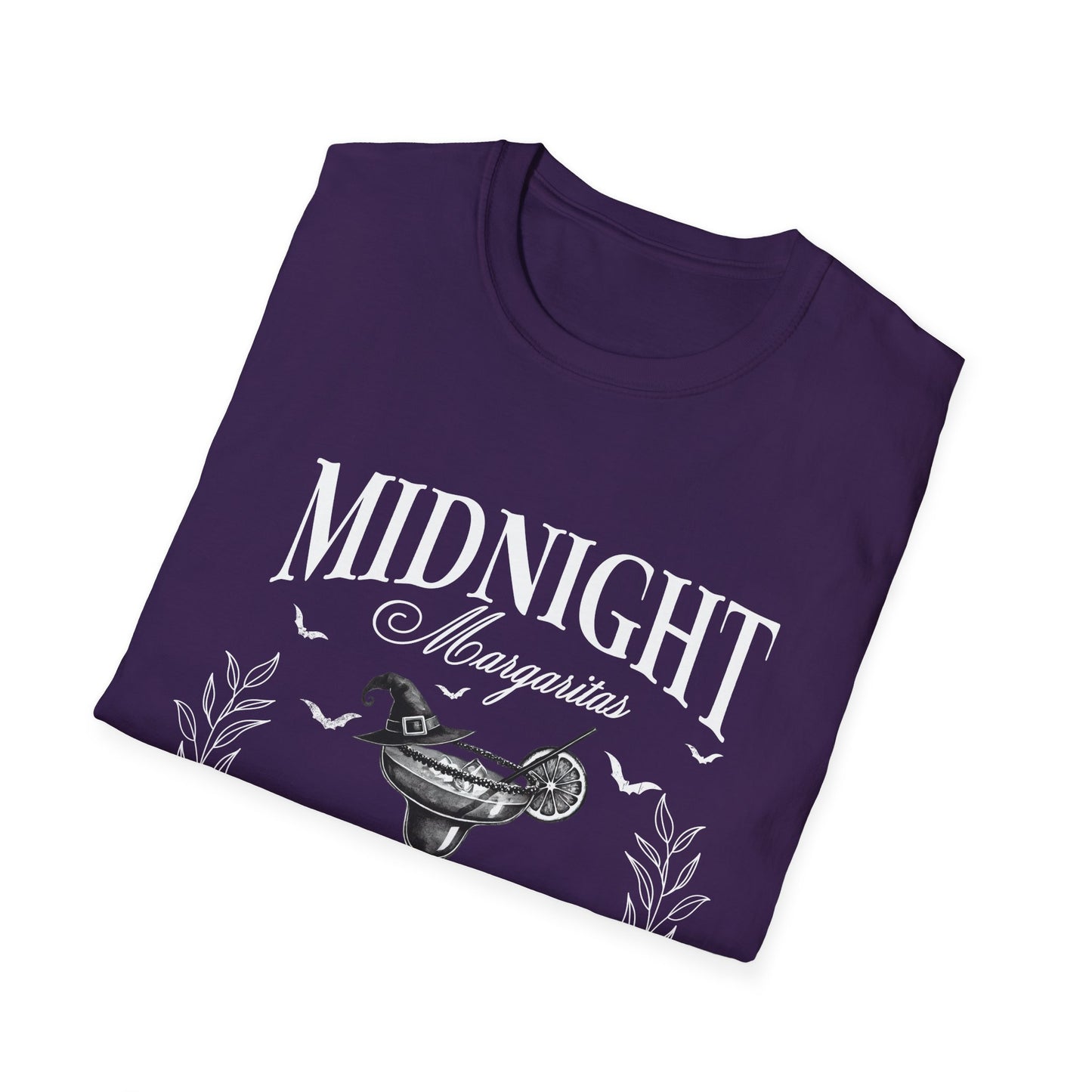 Midnight Margaritas Cocktail Club Halloween Unisex Softstyle T-Shirt