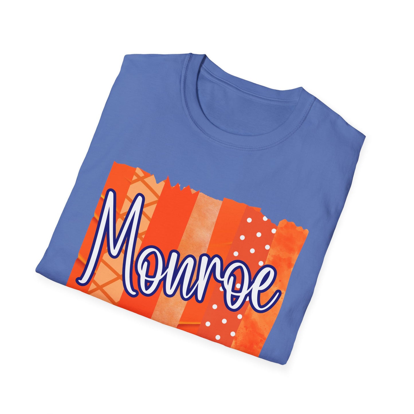 Monroe Patch Orange Unisex Softstyle T-Shirt