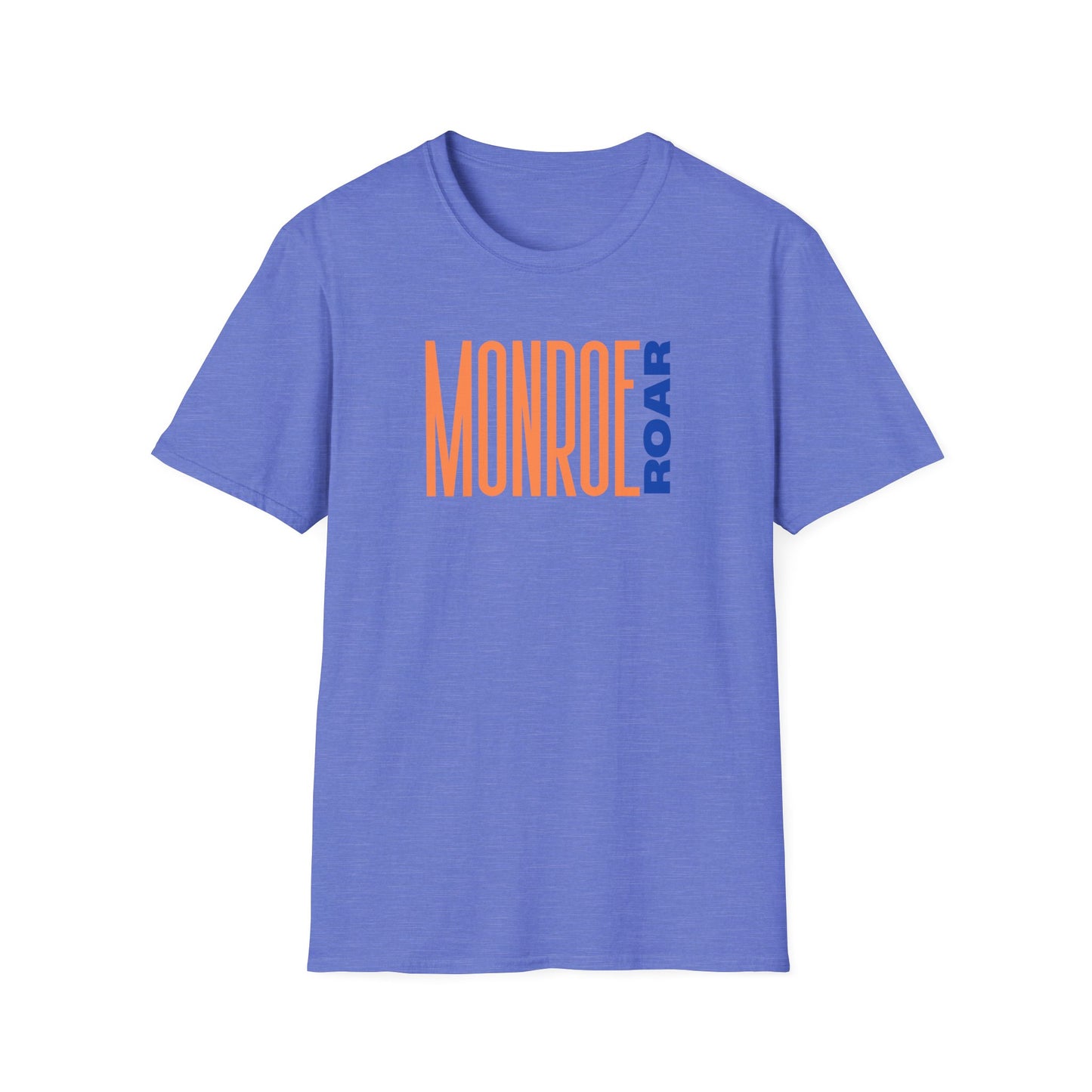 Monroe (Orange) Roar (Royal) Unisex Softstyle T-Shirt