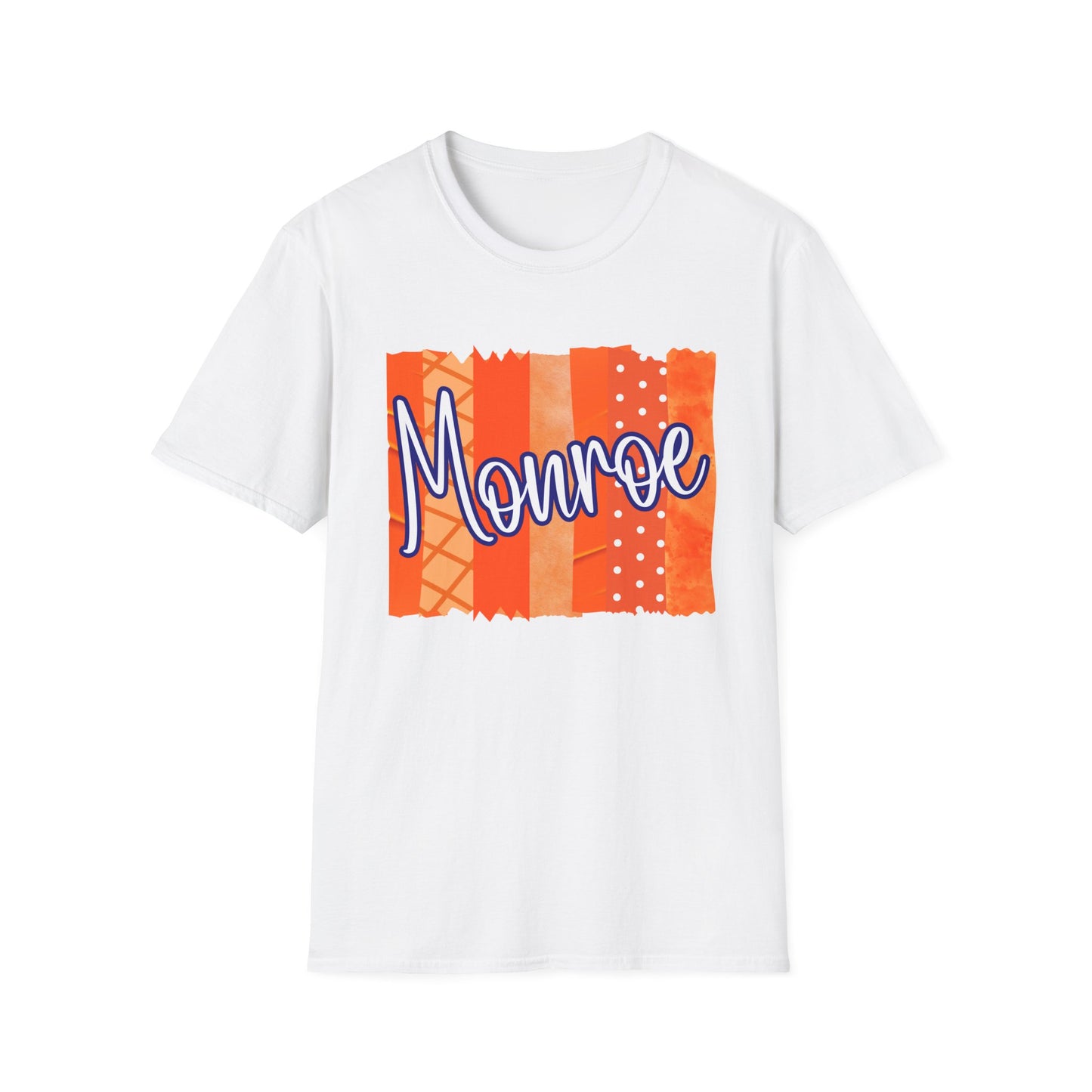 Monroe Patch Orange Unisex Softstyle T-Shirt