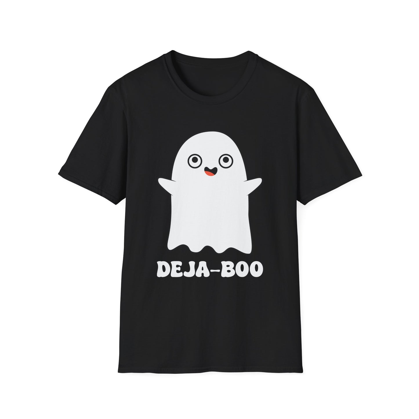 Deja-Boo Ghost T-Shirt | Unisex Softstyle Tee for Halloween Fun