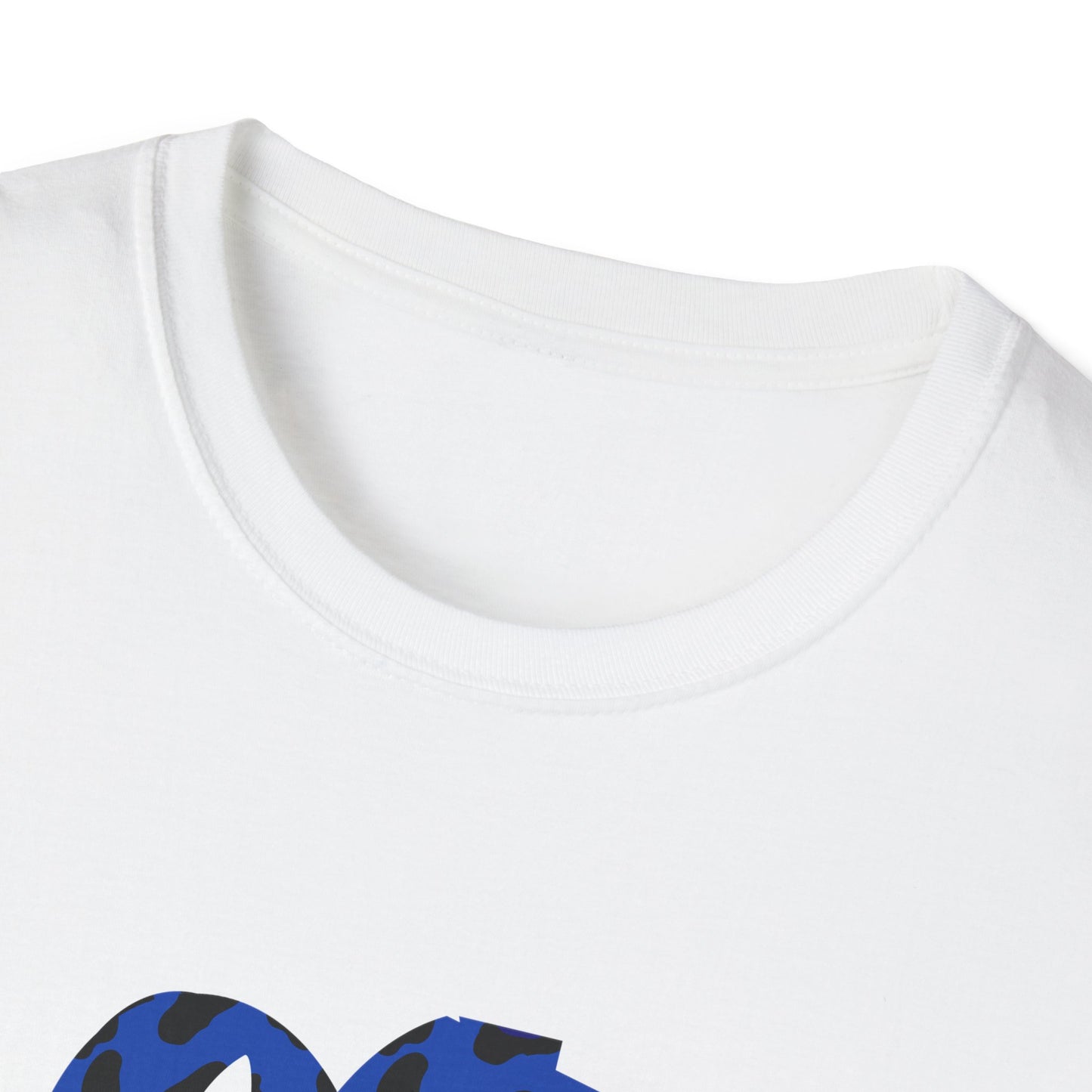 Monroe Leopard Print Paw Unisex Softstyle T-Shirt