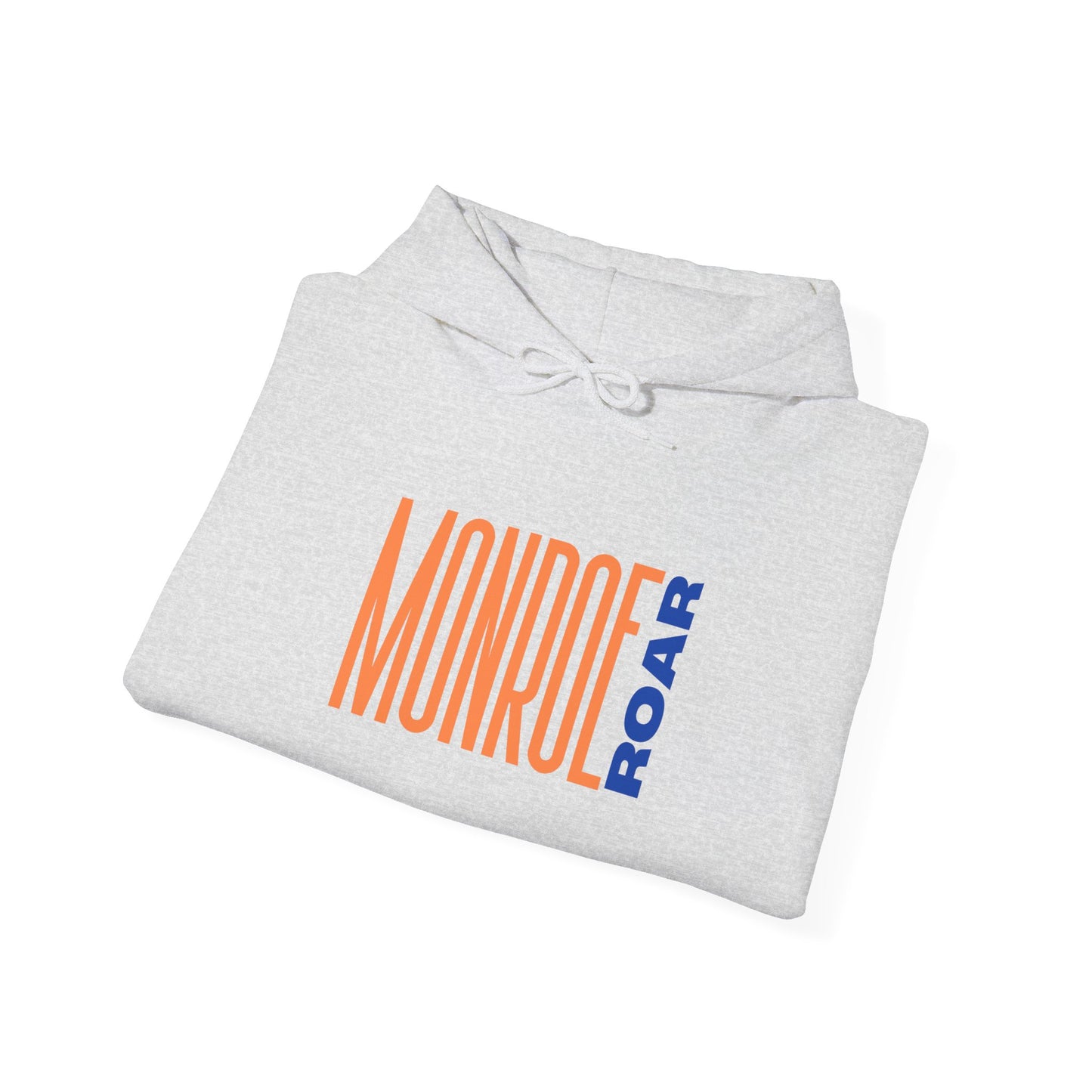 Monroe Roar Unisex Heavy Blend™ Hoodie – Comfortable Graphic Sweatshirt in Blue