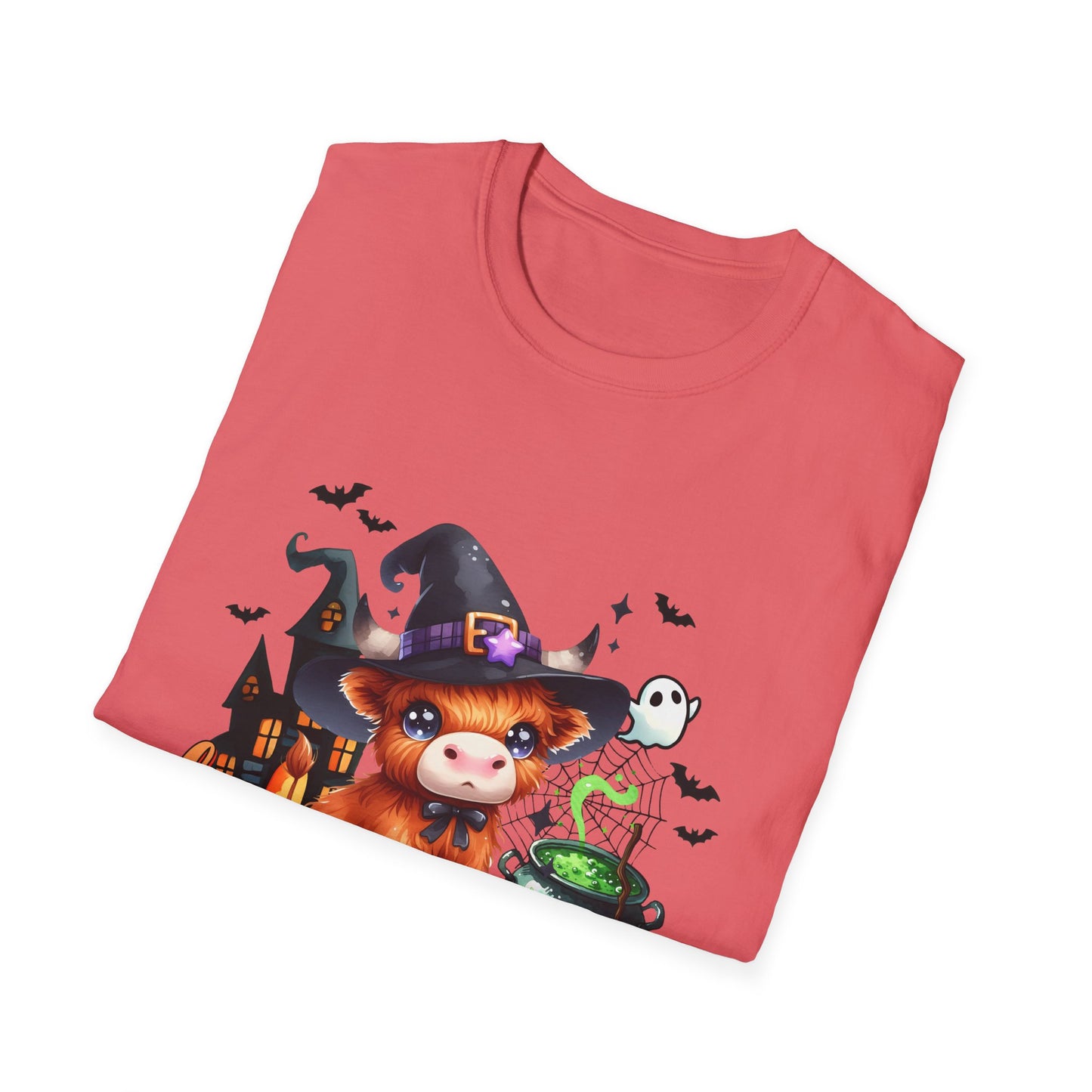 Boo Heifer Cute Halloween Unisex Softstyle T-Shirt
