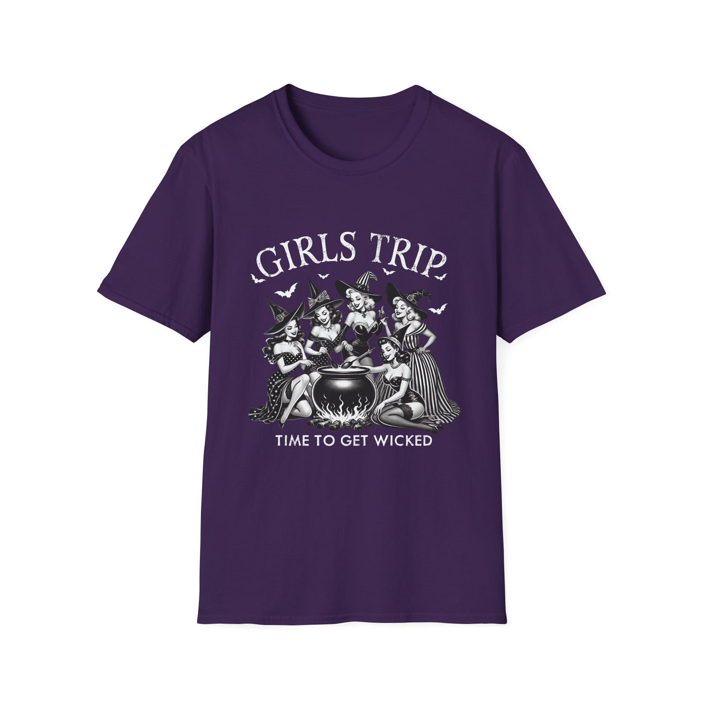 Girls Trip Wicked T-Shirt | Unisex Softstyle Tee for Halloween Celebrations