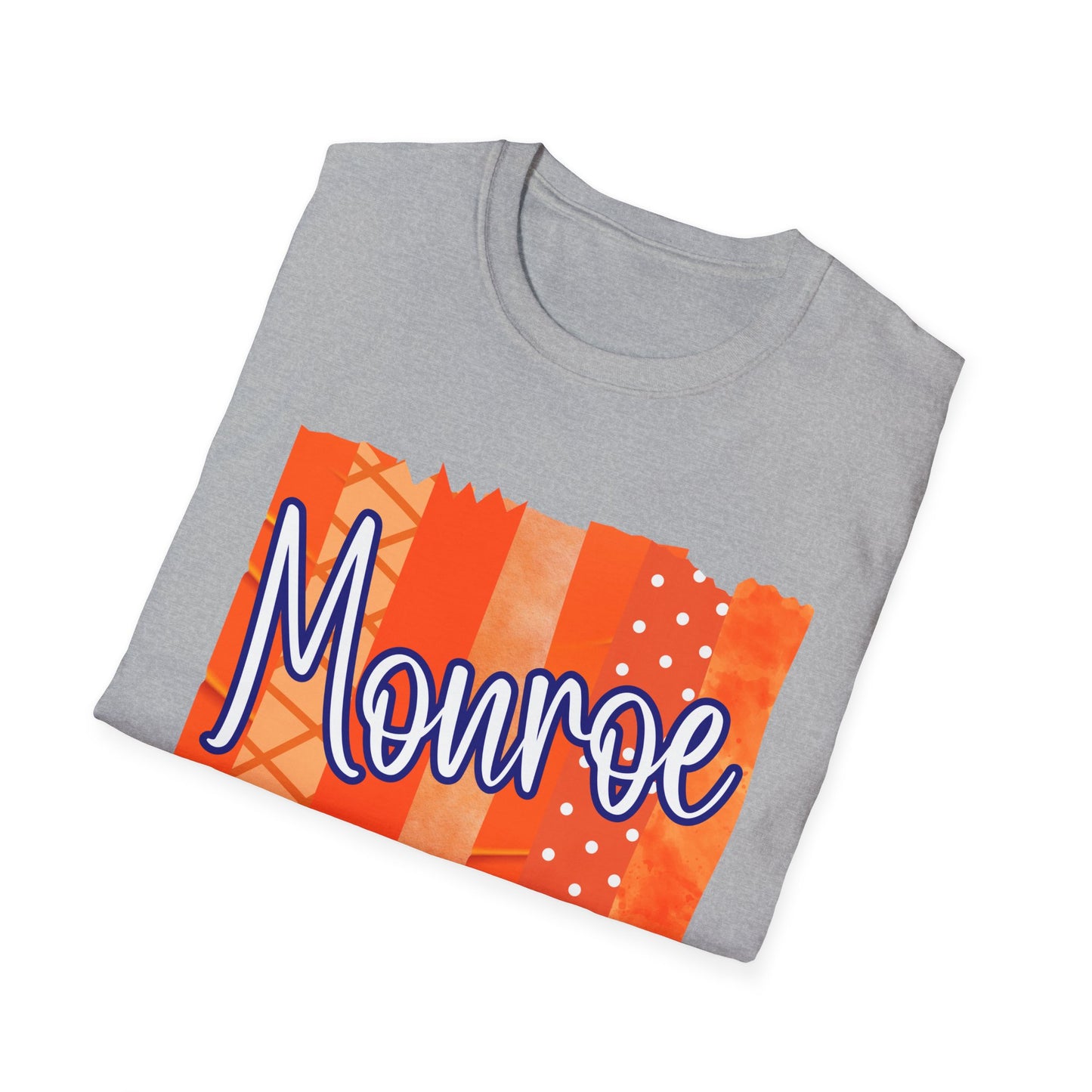 Monroe Patch Orange Unisex Softstyle T-Shirt