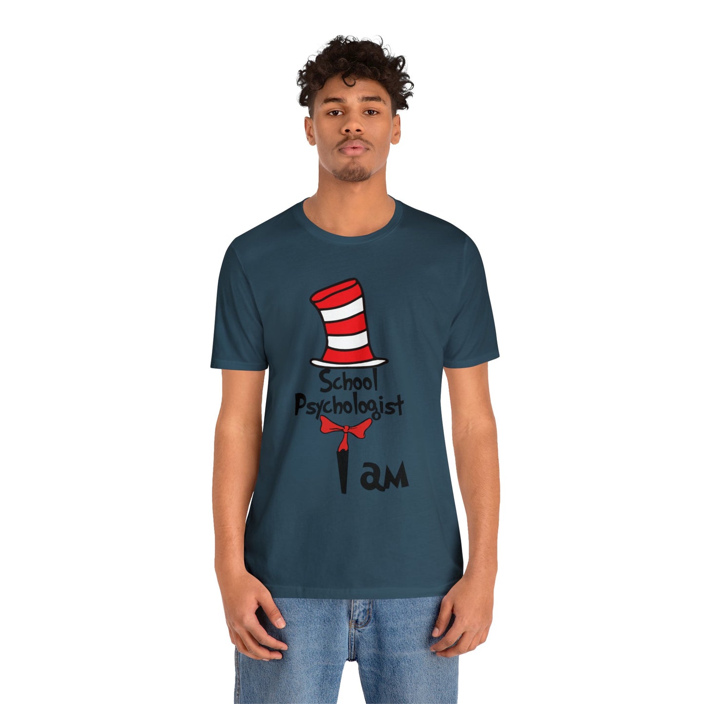 School Psychologist I amUnisex Jersey Short Sleeve Tee