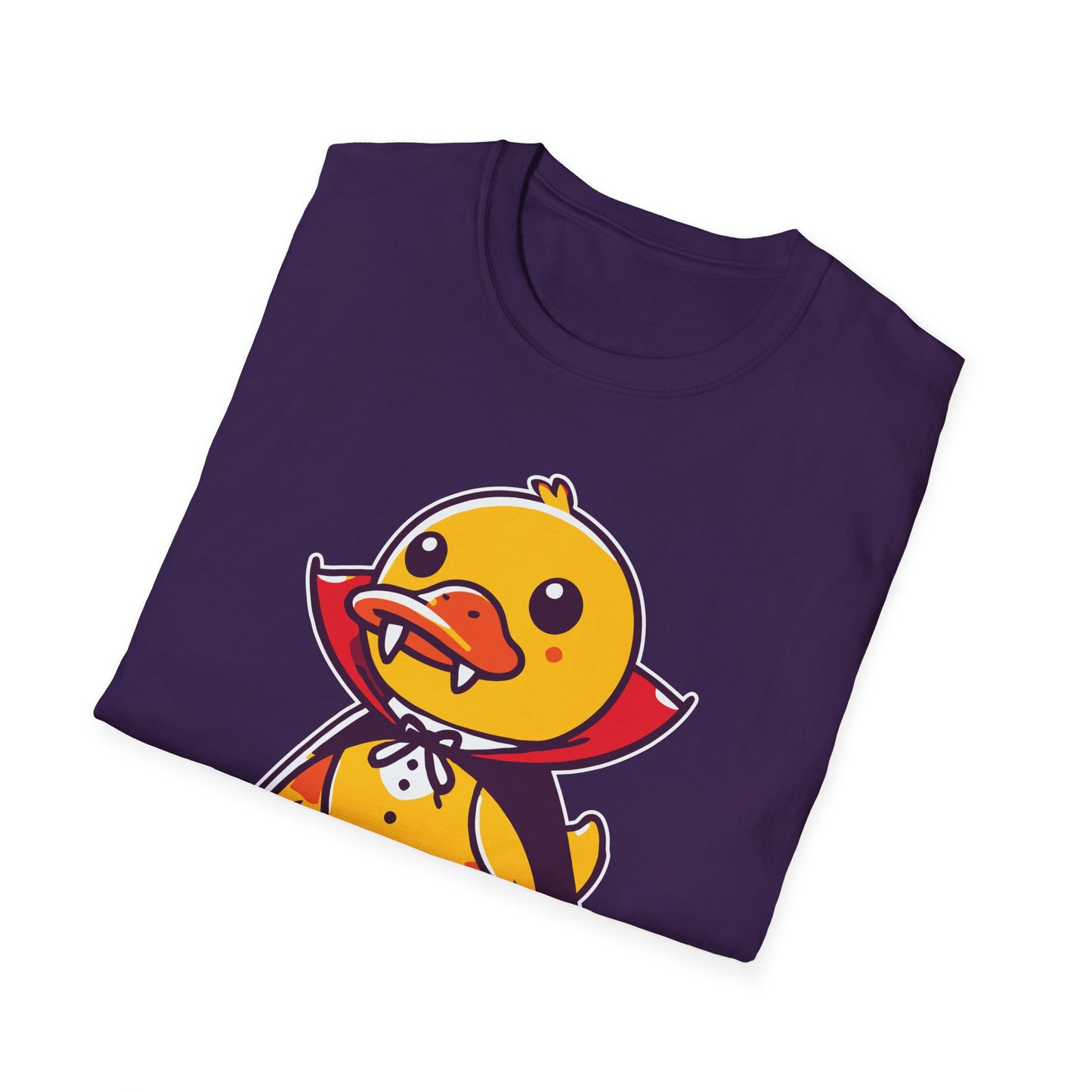 Count Quackula Unisex Softstyle T-Shirt - Fun Halloween Graphic Tee