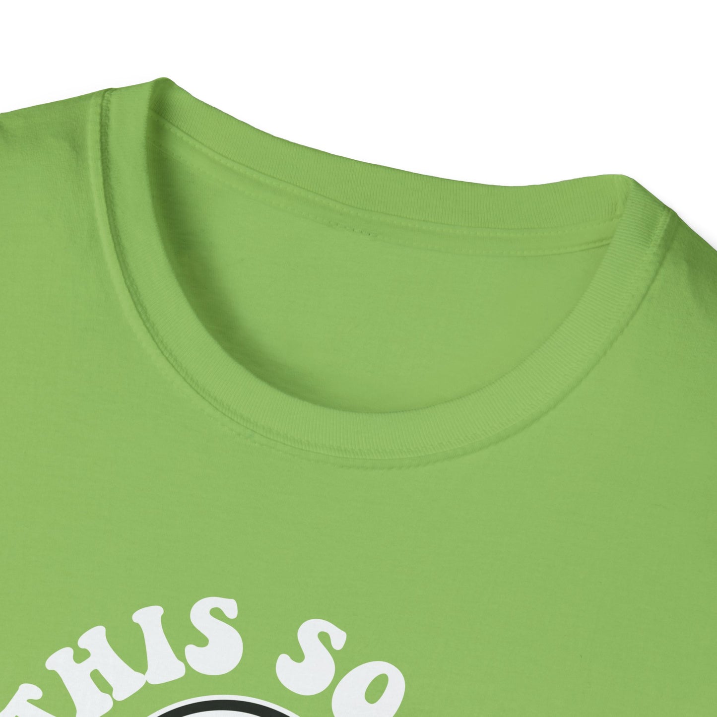 Cool Ghost Sipping Coffee Halloween "Boo Sheet" Unisex Softstyle T-Shirt