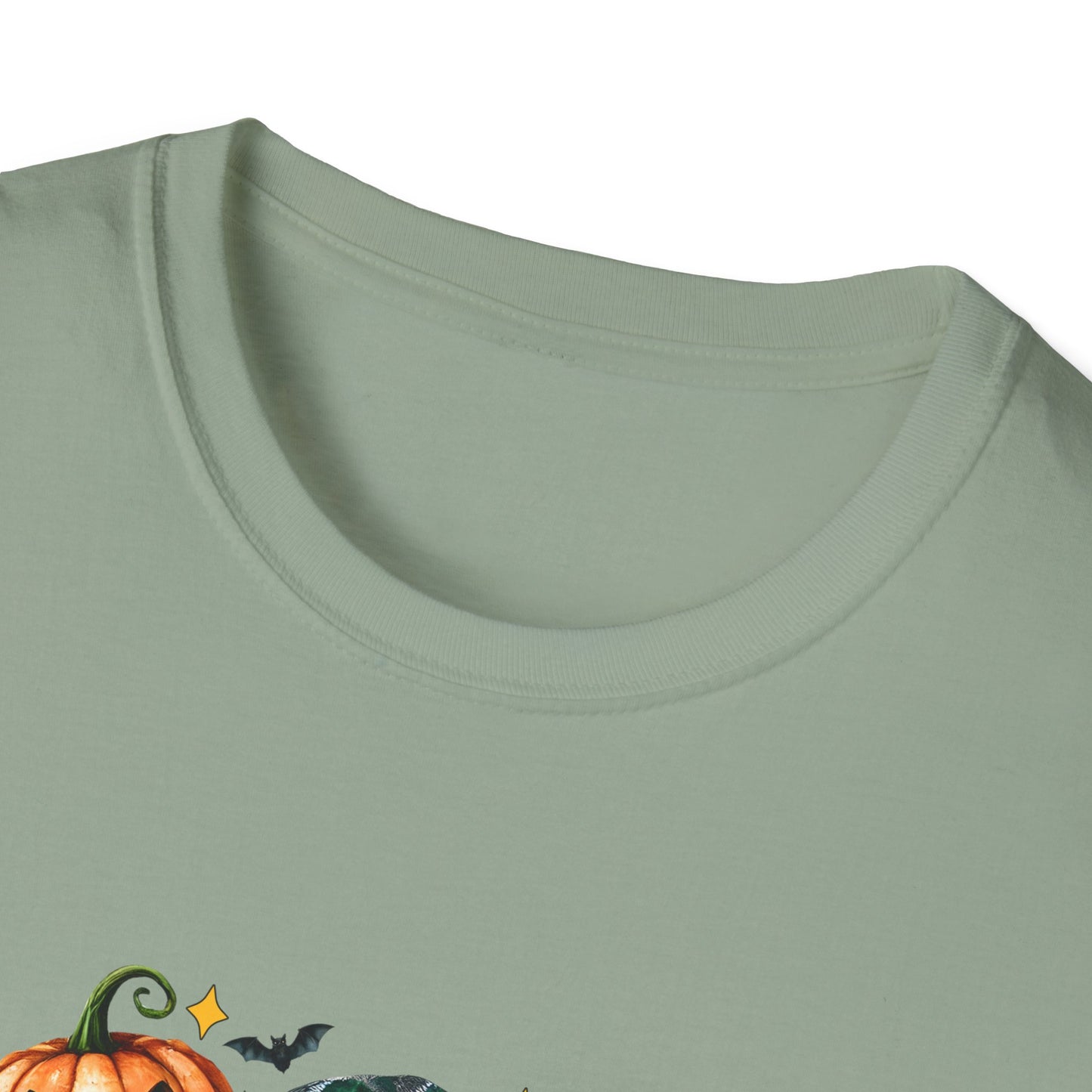 Halloween Cow Halloween Y'all Unisex Softstyle T-Shirt - Cute & Cozy for Fall Celebrations