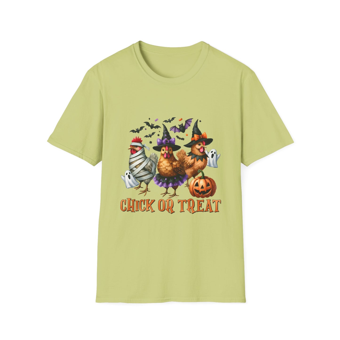 Halloween Chick or Treat Unisex Softstyle T-Shirt