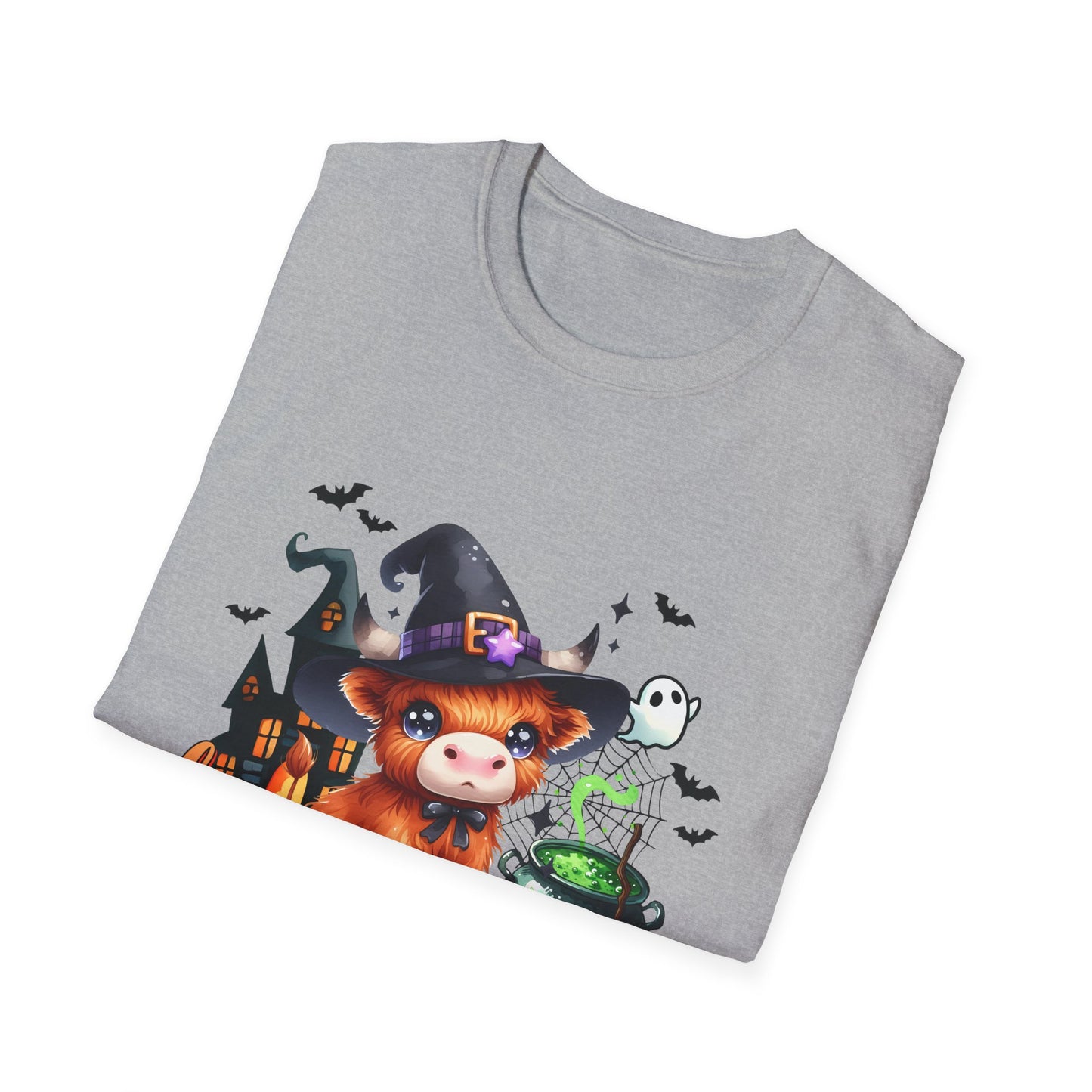 Boo Heifer Cute Halloween Unisex Softstyle T-Shirt