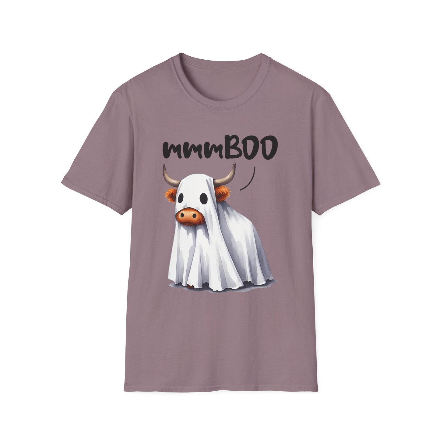 mmmBoo Cute Halloween Cow Unisex T-Shirt - 'mmmBOO'