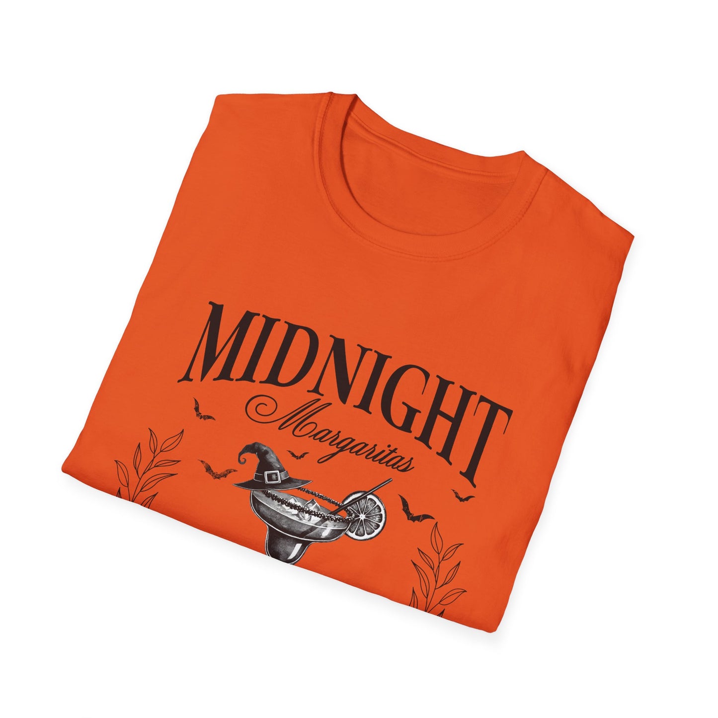 Midnight Margaritas Cocktail Club Unisex Softstyle  Halloween T-Shirt