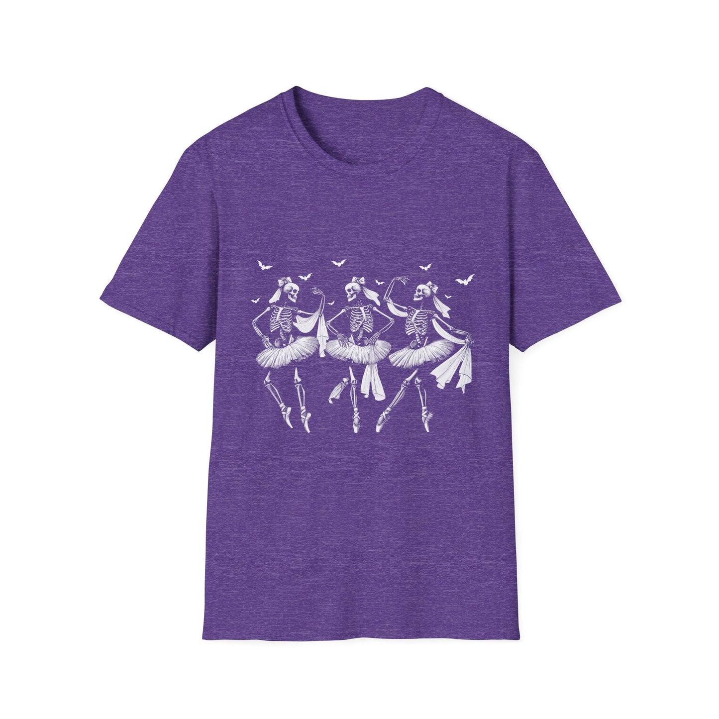 Ballet Dancer Graphic Unisex Softstyle T-Shirt Halloween - Perfect Gift for Dance Enthusiasts