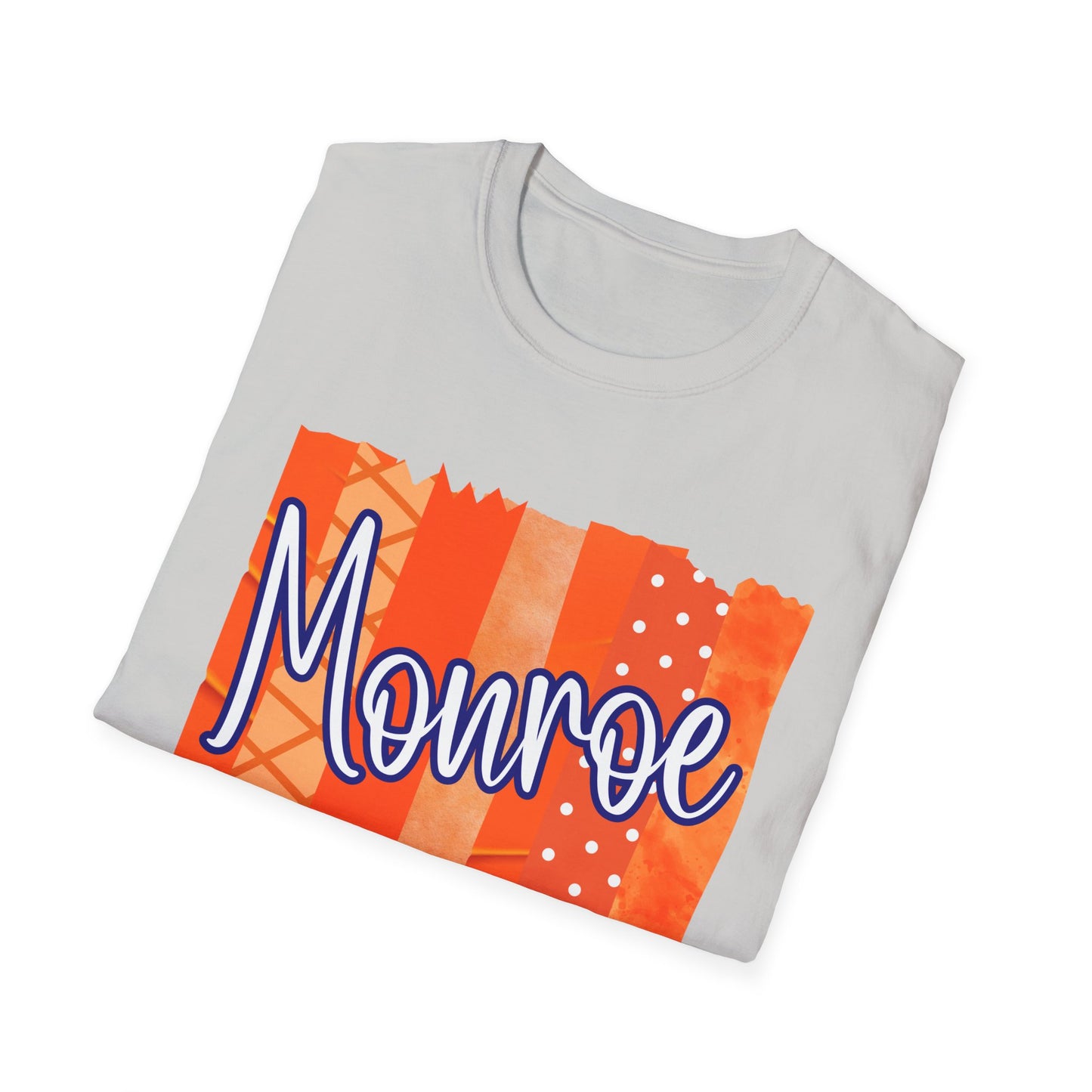 Monroe Patch Orange Unisex Softstyle T-Shirt