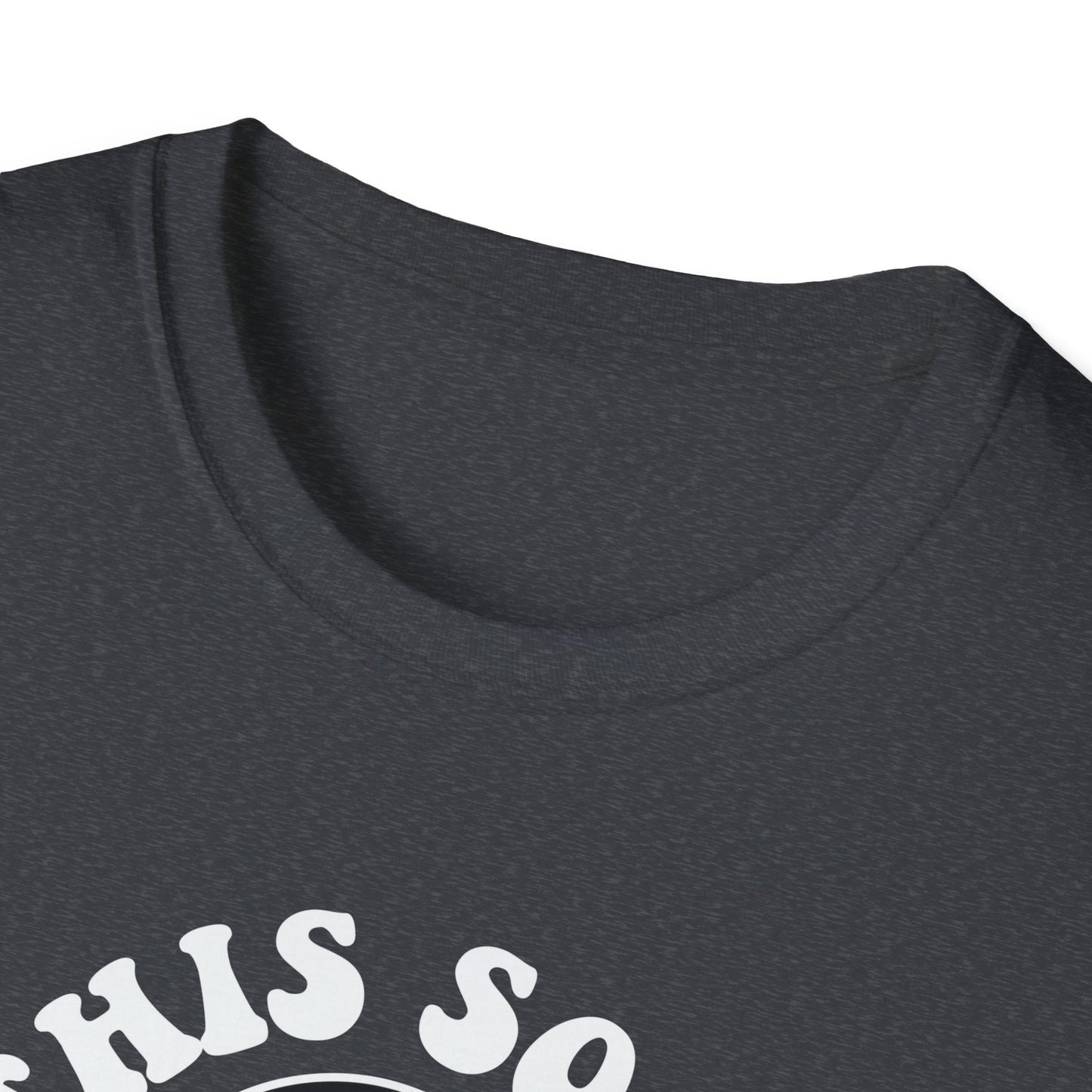 Cool Ghost Sipping Coffee Halloween "Boo Sheet" Unisex Softstyle T-Shirt