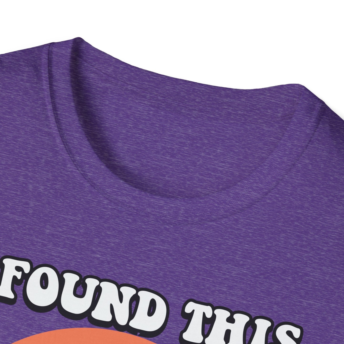 I Found This Humerus Unisex Softstyle T-Shirt - Fun Halloween Ghost Tee