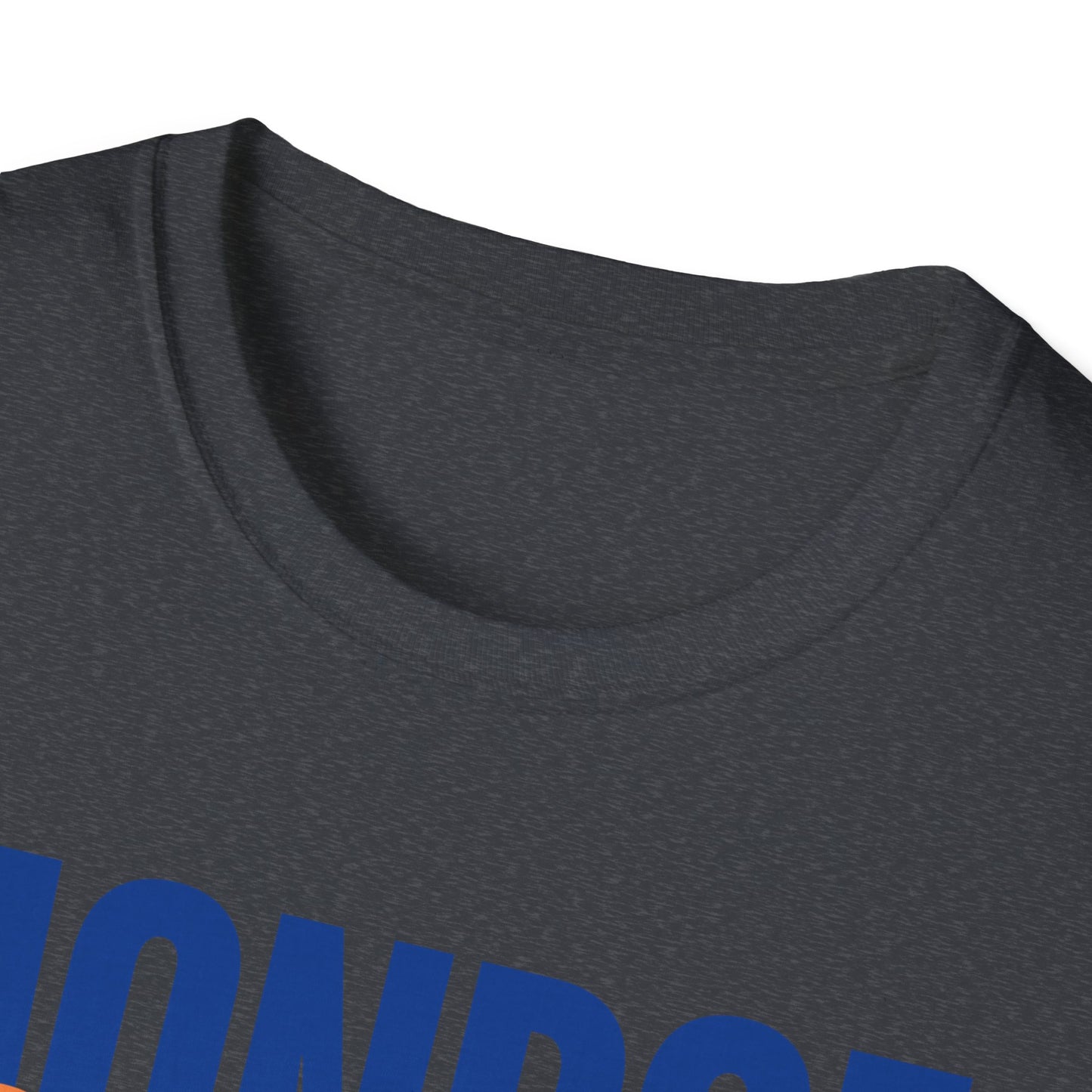 Monroe Monarchs Blue/Orange Jumping Lion Crown Design
