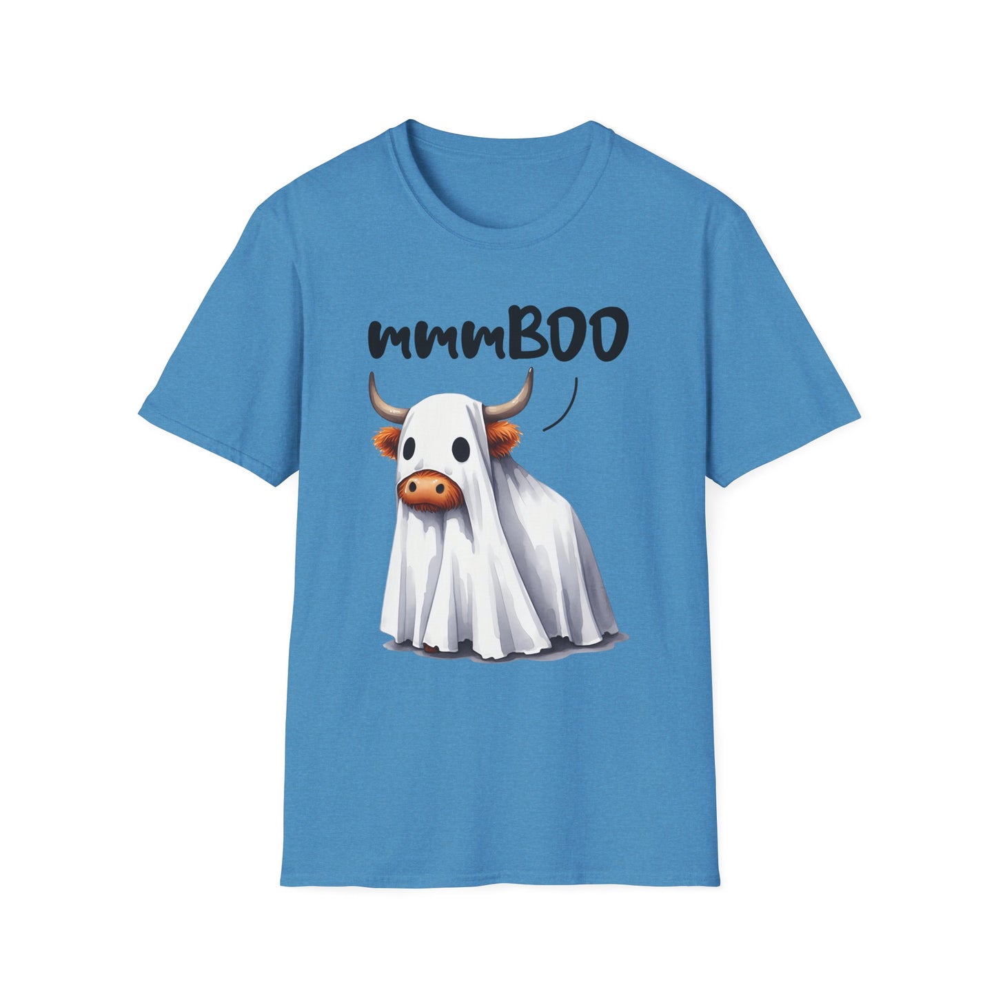 mmmBoo Cute Halloween Cow Unisex T-Shirt - 'mmmBOO'