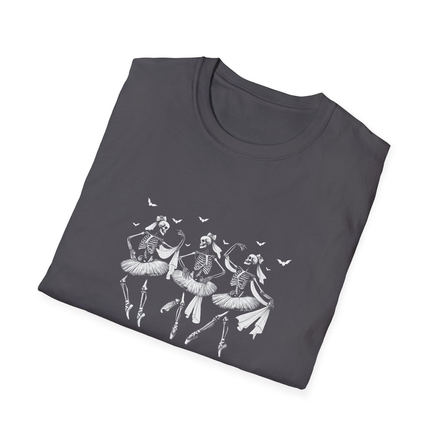 Ballet Dancer Graphic Unisex Softstyle T-Shirt Halloween - Perfect Gift for Dance Enthusiasts