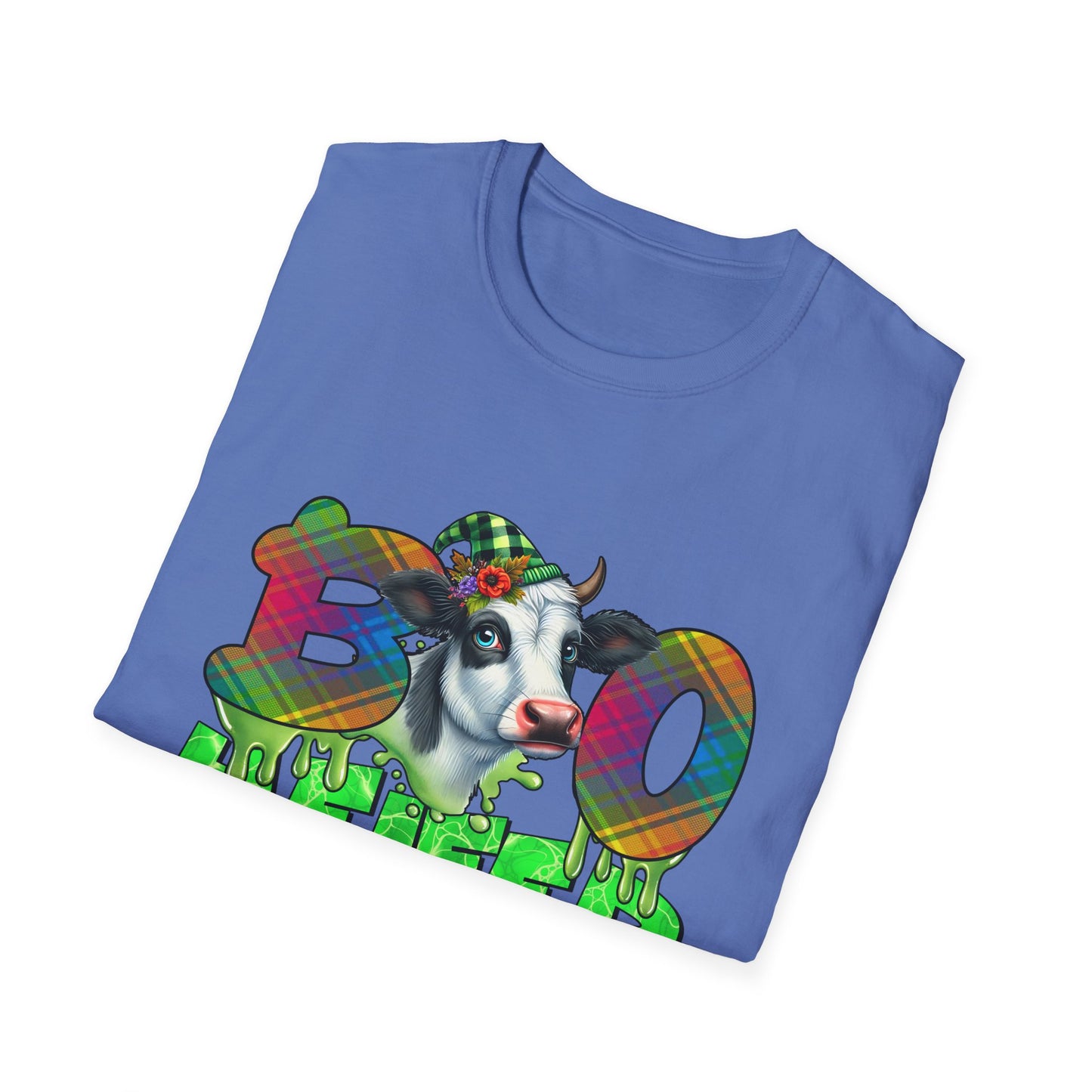 Boo Heifer Halloween Cow Unisex Softstyle T-Shirt