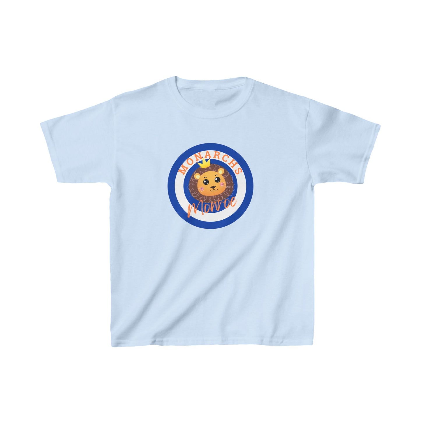 Kids Lion Graphic Monroe Monarchs Tee - Monarchs Pride Design
