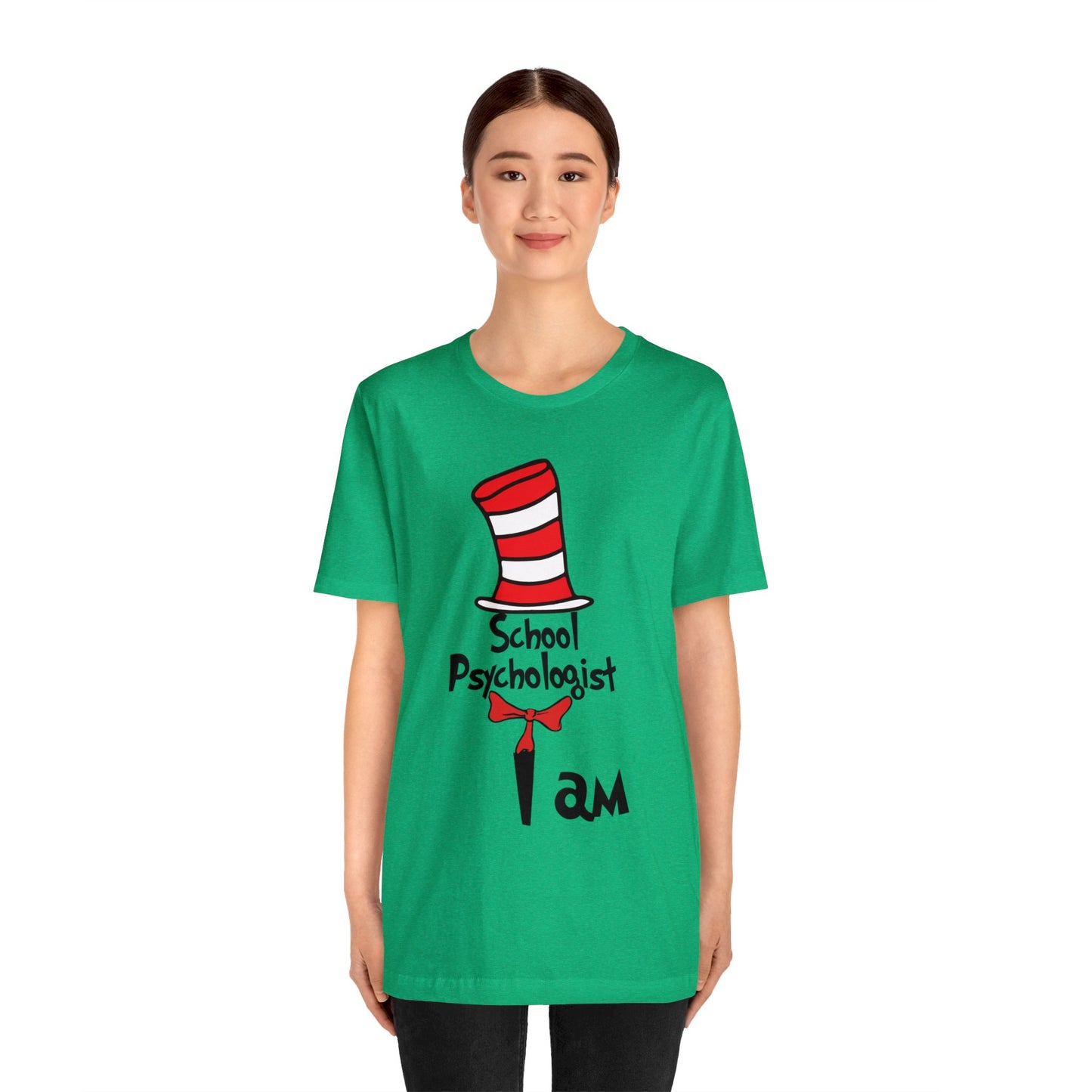 School Psychologist I amUnisex Jersey Short Sleeve Tee