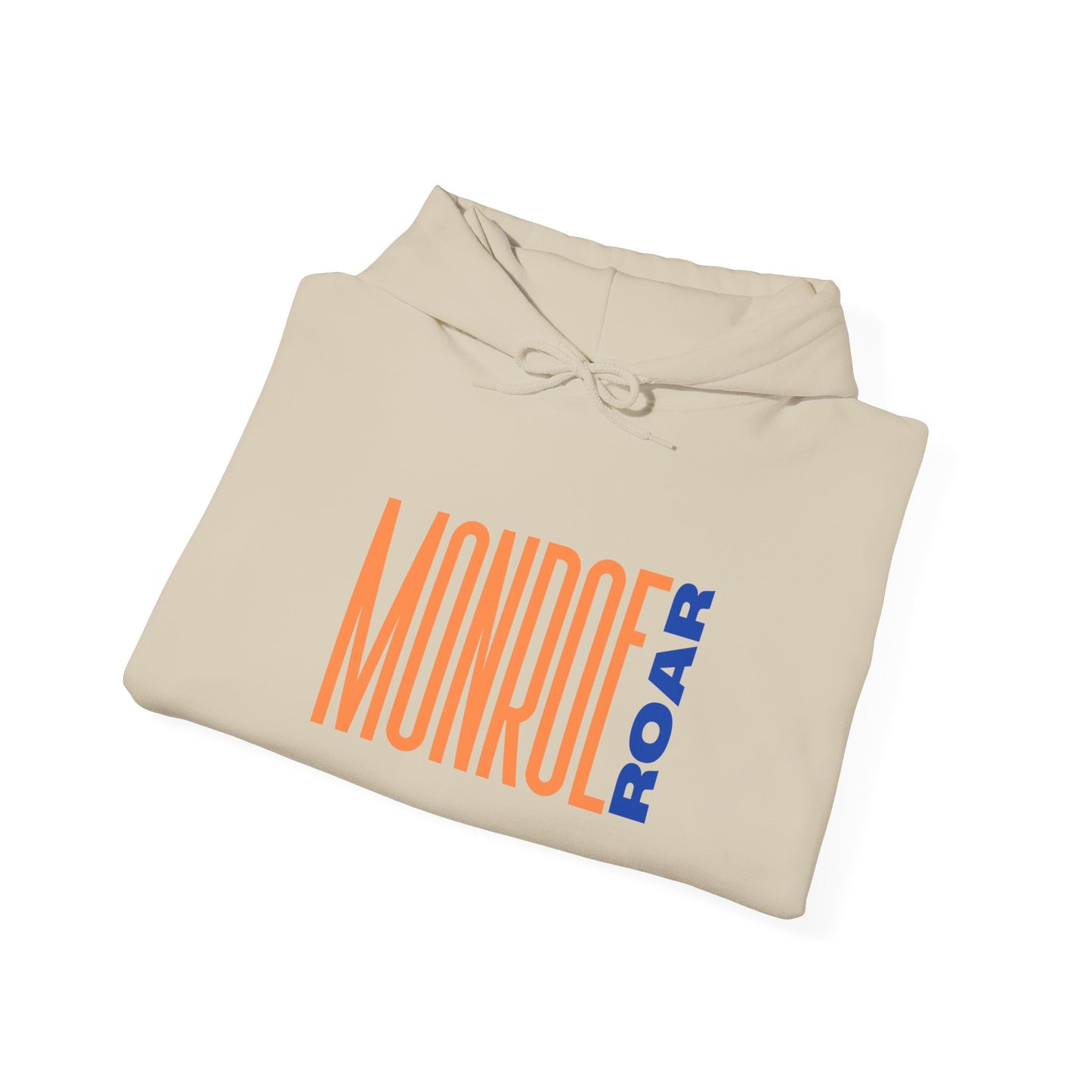 Monroe Roar Unisex Heavy Blend™ Hoodie – Comfortable Graphic Sweatshirt in Blue
