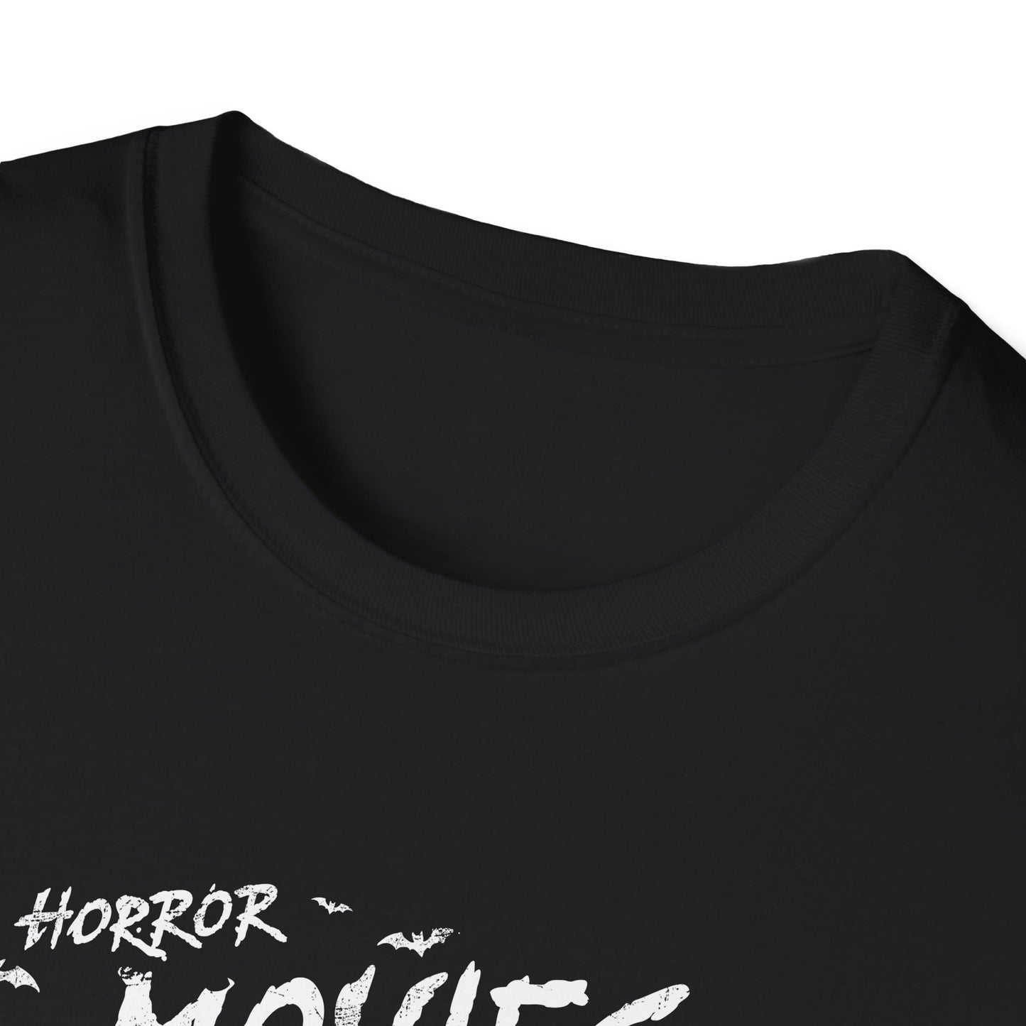 Horror Movies and Chill Unisex Softstyle T-Shirt -Movie Lover or Great Halloween Shirt