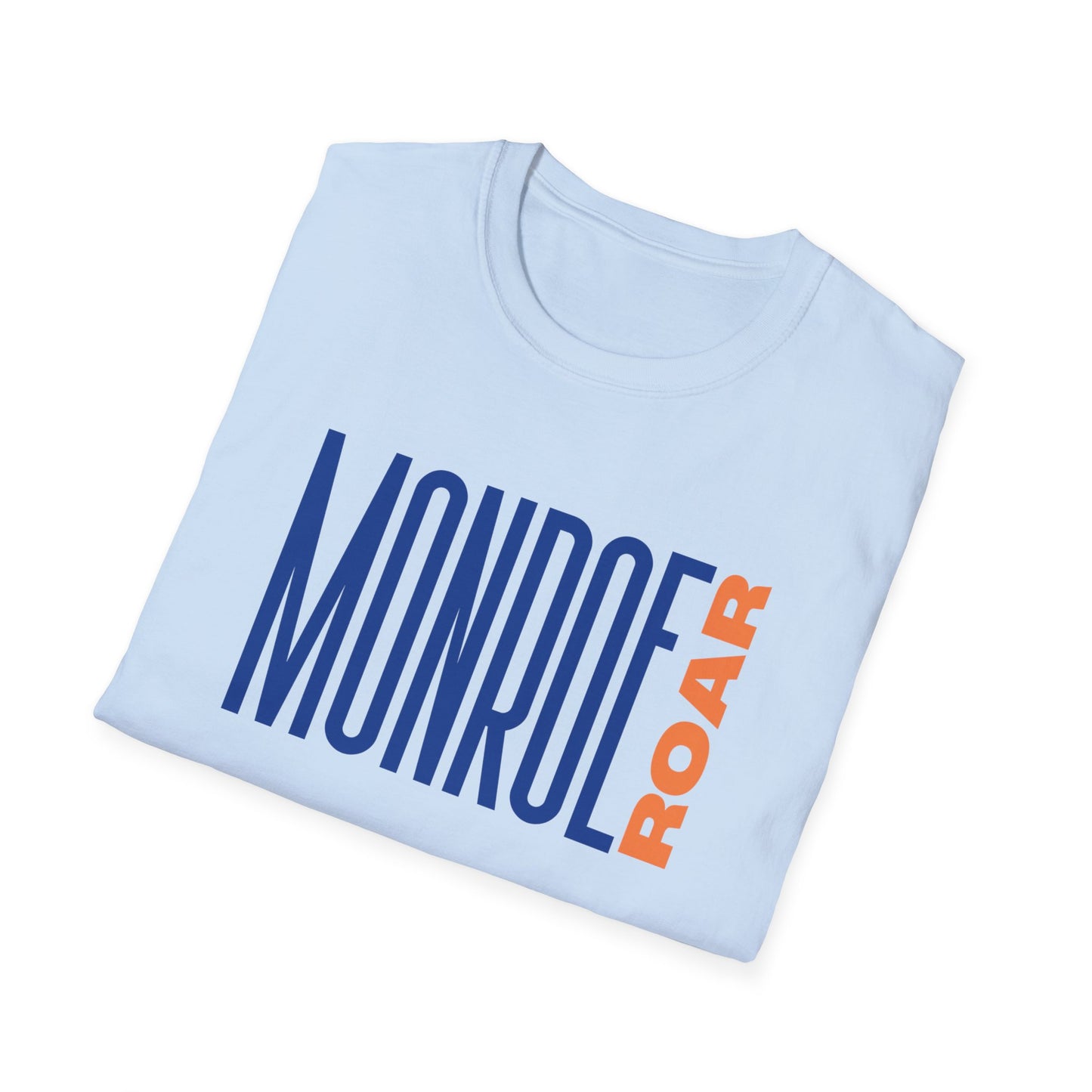 Monroe (Blue) Roar (Orange) Unisex T-Shirt