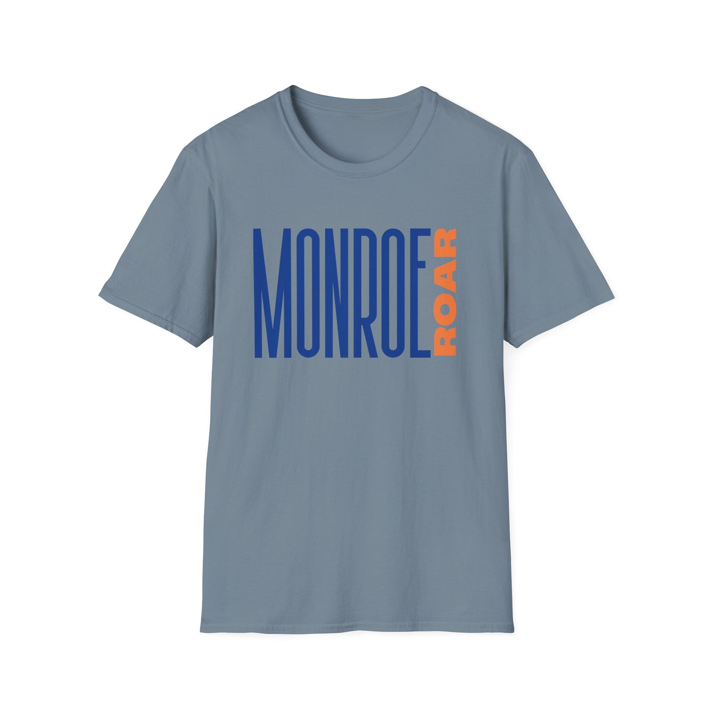 Monroe (Blue) Roar (Orange) Unisex T-Shirt