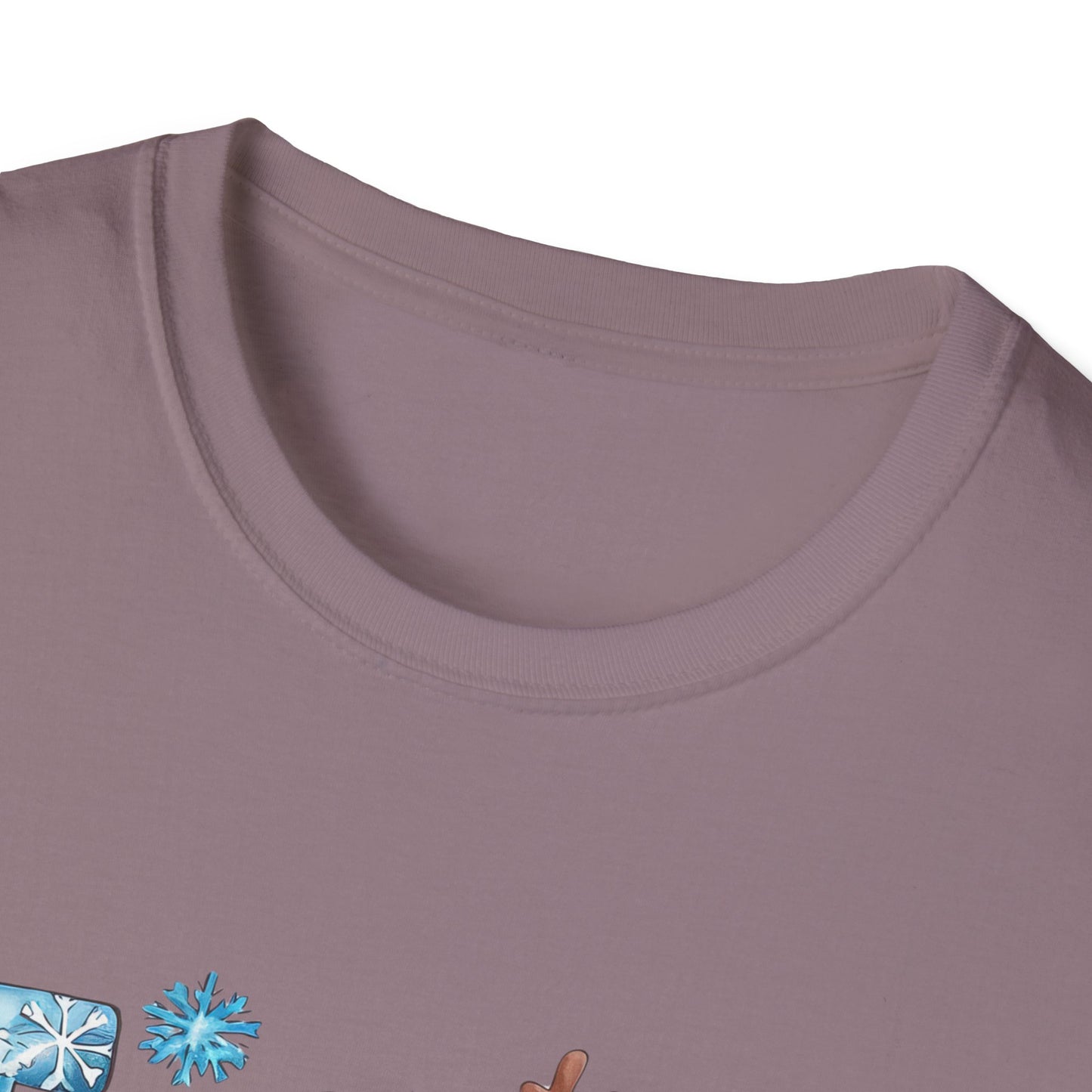 'Tis the Season Unisex Softstyle T-Shirt - Festive Holiday Tee with Snowman Design
