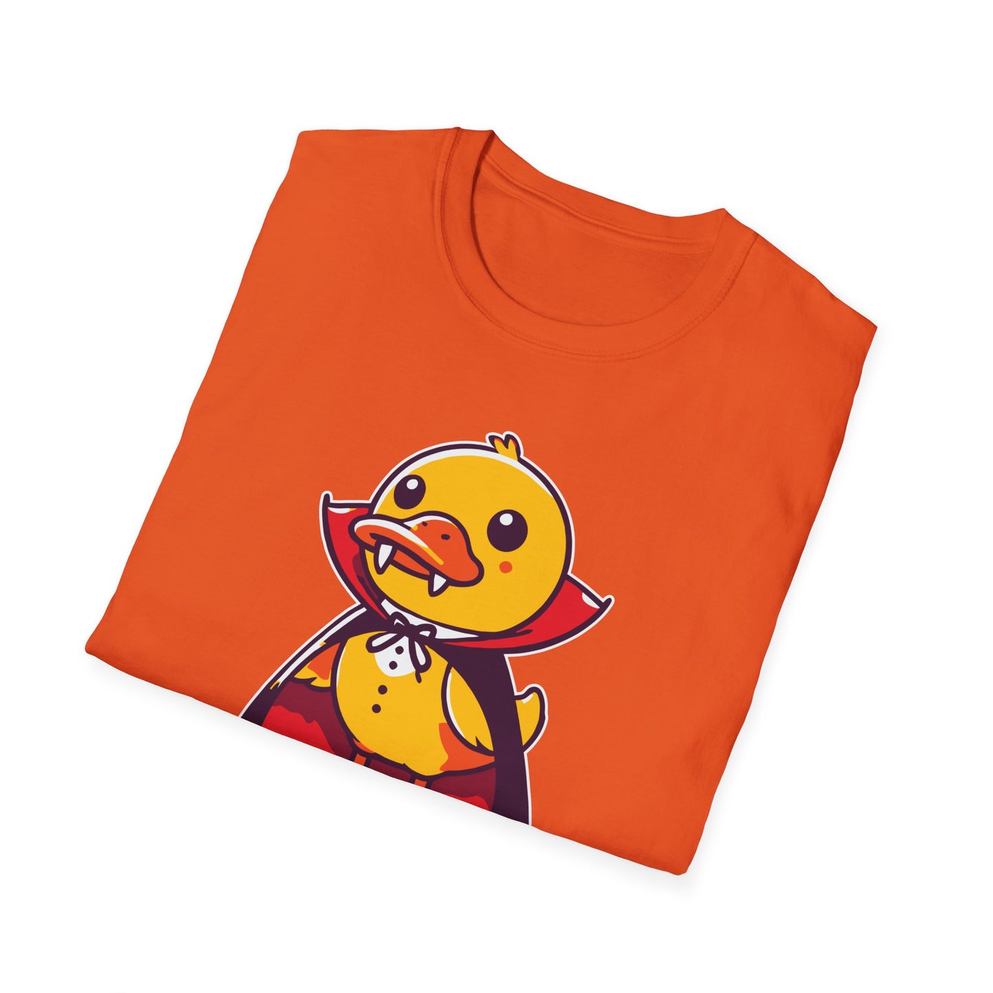 Count Quackula Unisex Softstyle T-Shirt - Fun Halloween Graphic Tee