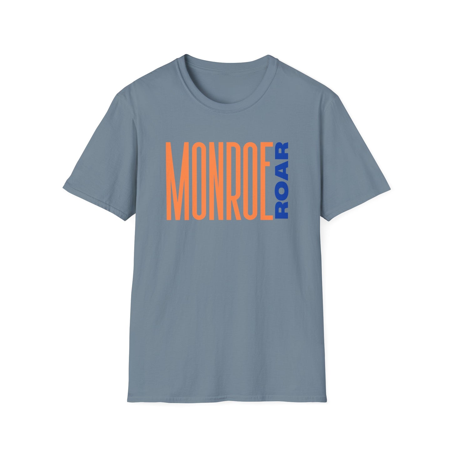 Monroe (Orange) Roar (Royal) Unisex Softstyle T-Shirt