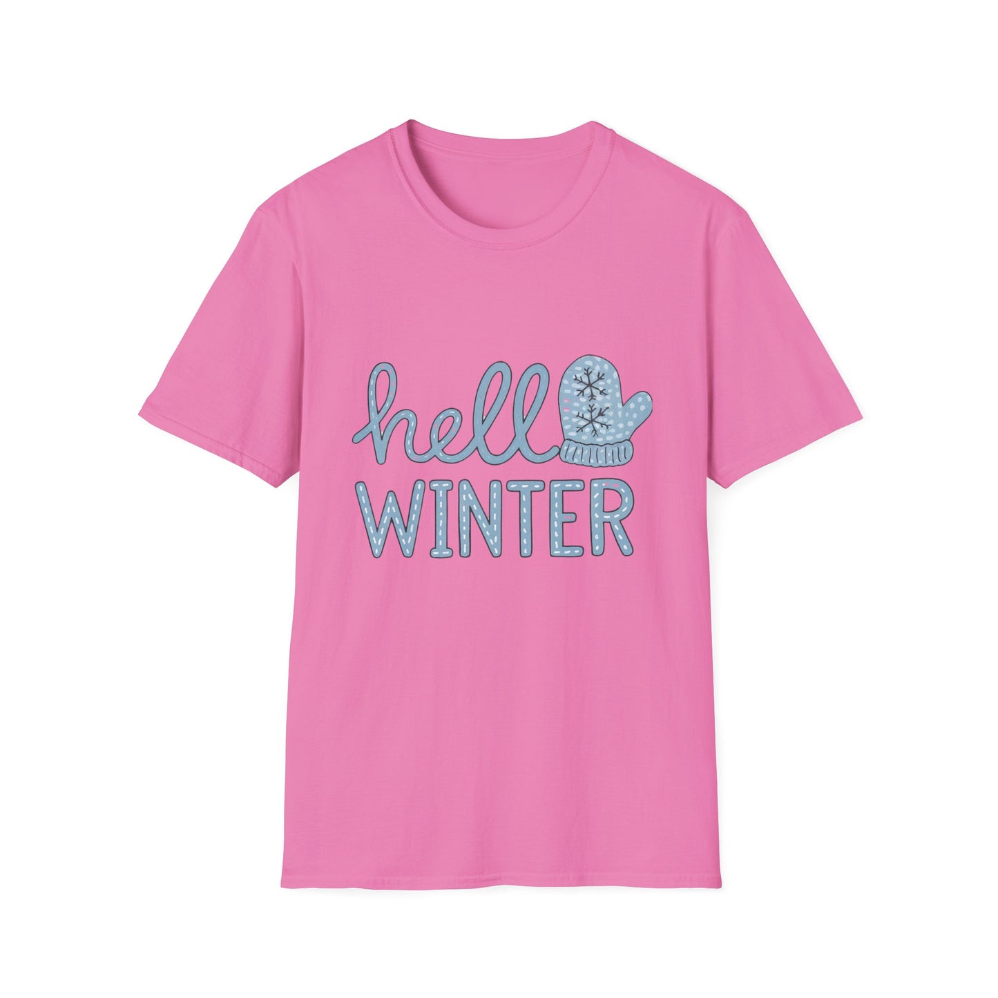 Fun Winter-Themed Unisex T-Shirt - "Hello Winter" Graphic Tee