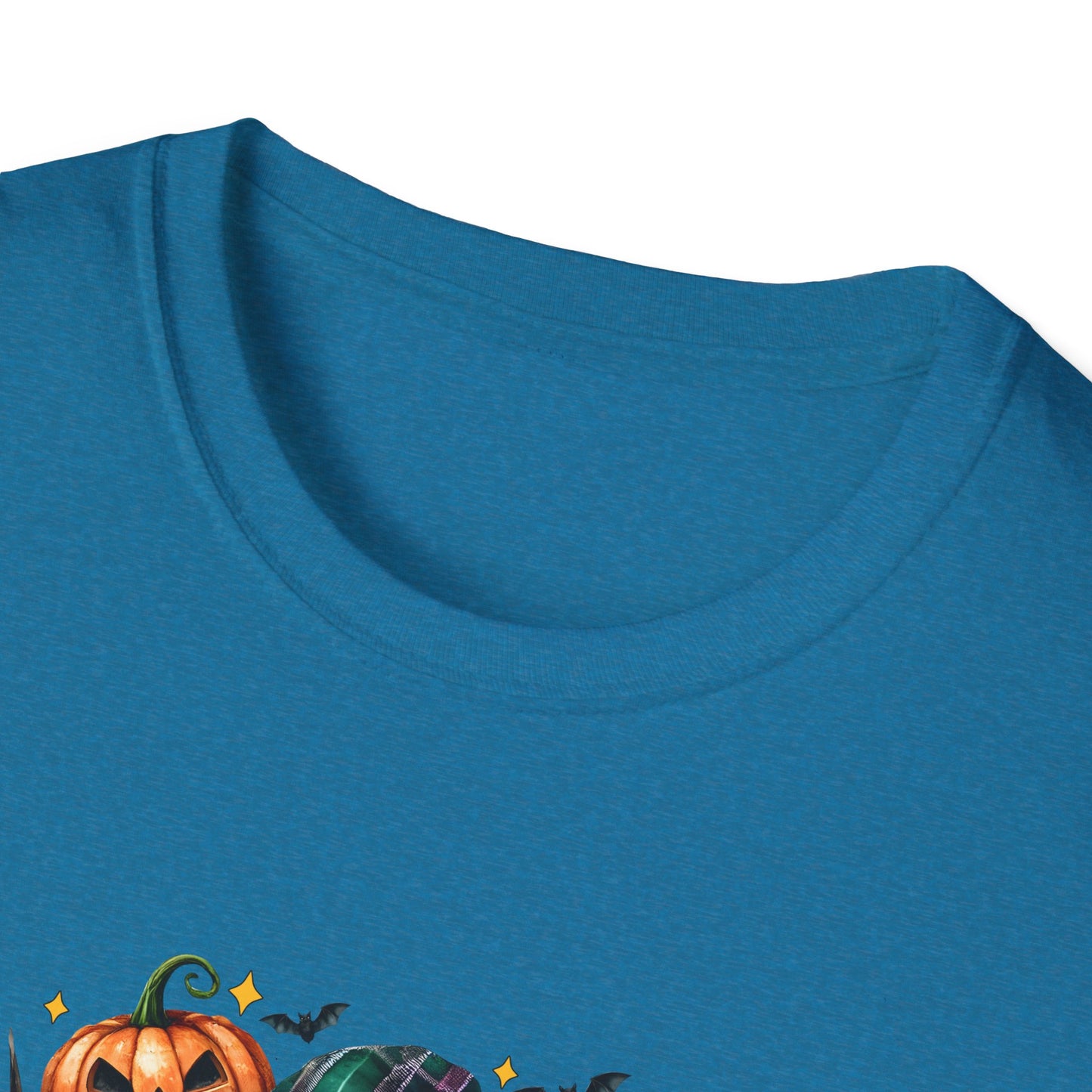 Halloween Cow Halloween Y'all Unisex Softstyle T-Shirt - Cute & Cozy for Fall Celebrations