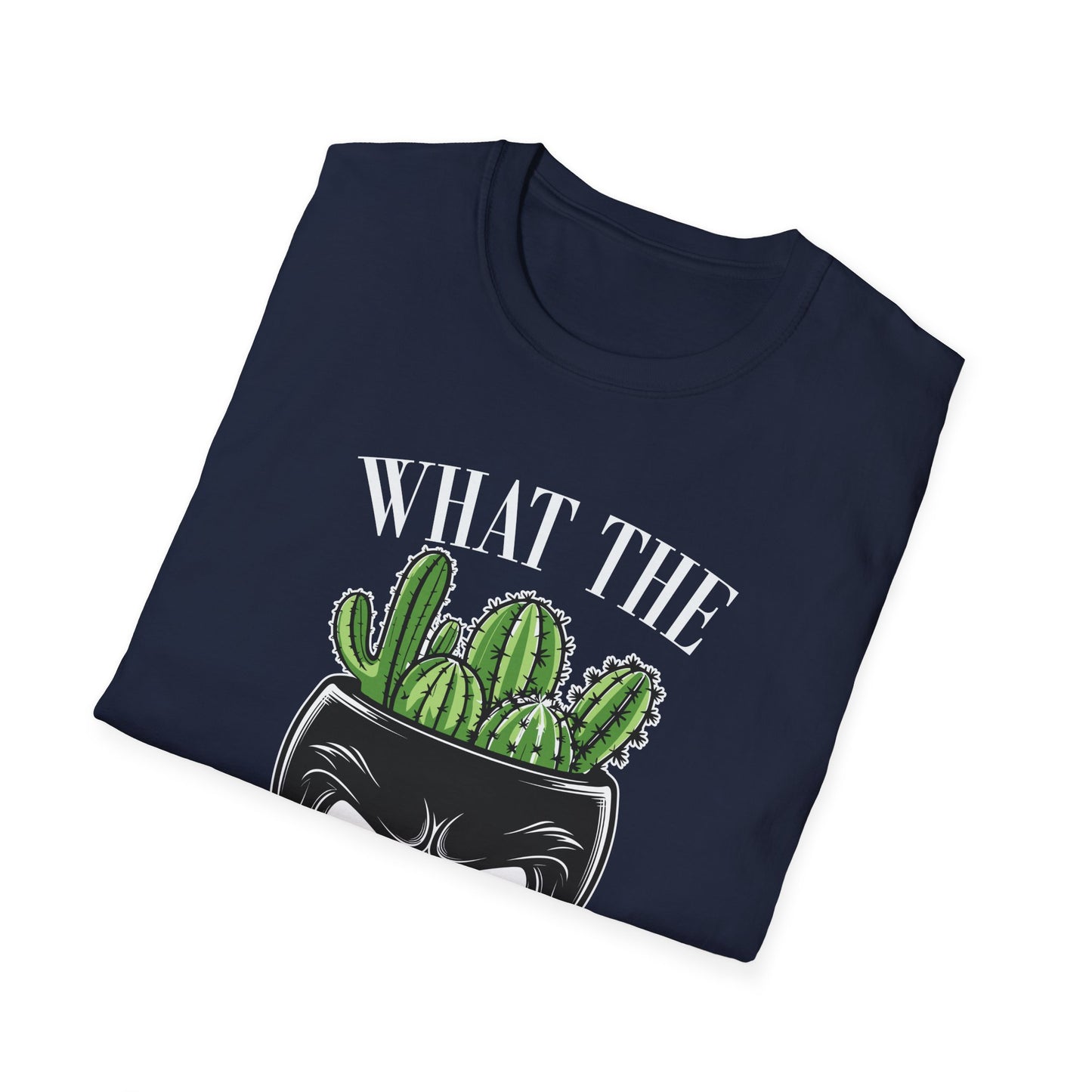 Funny Cactus Skull  Halloween T-Shirt - 'What the Fucculent' Graphic - Perfect Gift for Plant Lovers